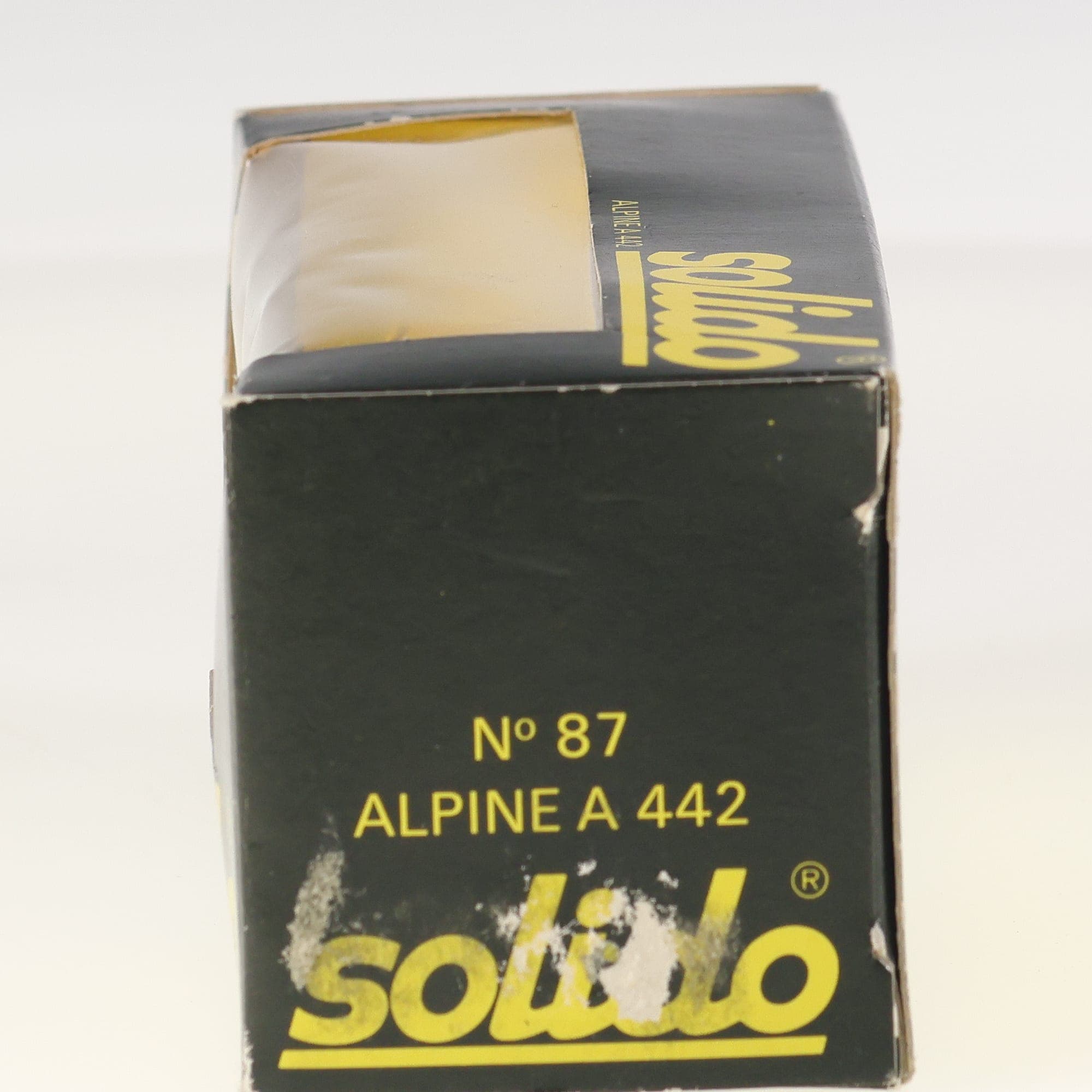 Solido 87 Renault Alpine A442 Turbo V6 2L Le Mans 1978 #2 1/43 Jaune avec boîte — miniature 4
