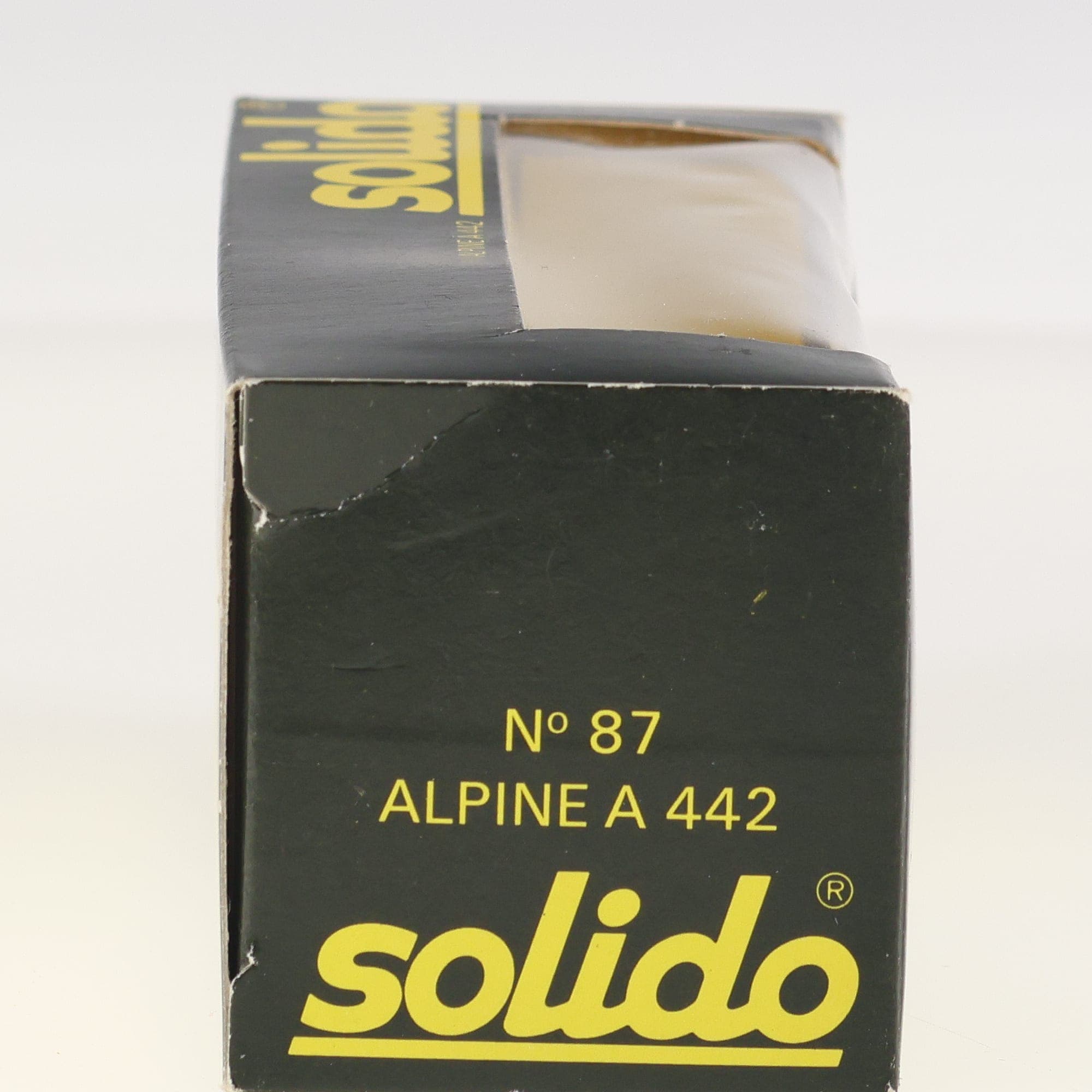Solido 87 Renault Alpine A442 Turbo V6 2L Le Mans 1978 #2 1/43 Jaune avec boîte — miniature 6