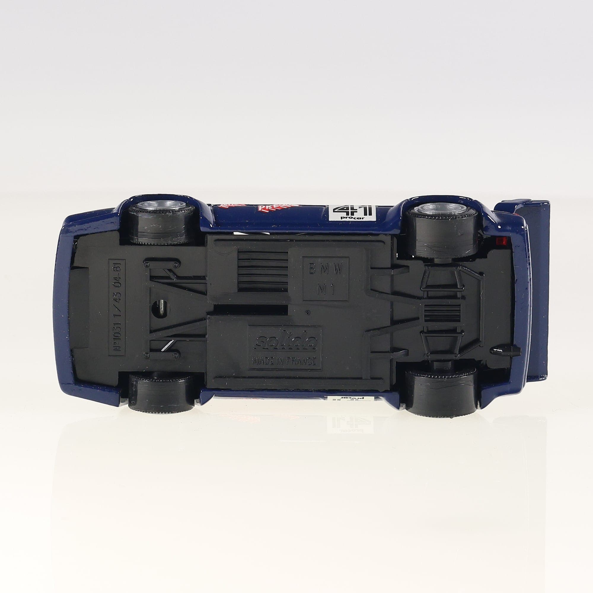 Solido 1031 BMW M1 Procar #41 Air Preza 1/43 Bleu avec boîte — miniature 14