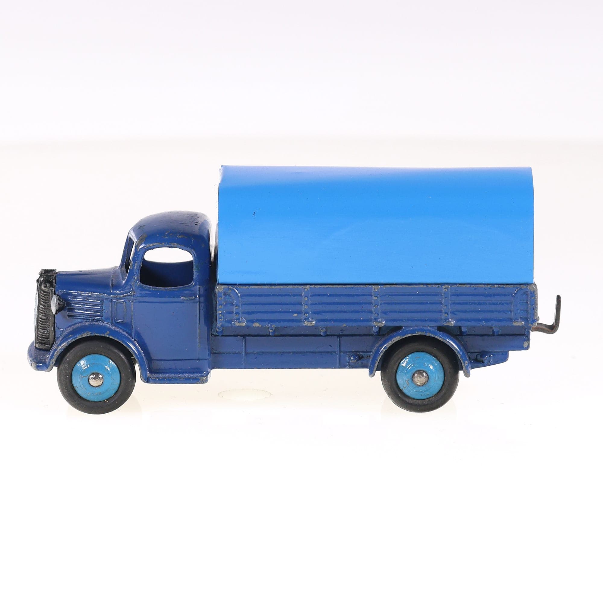 Dinky Toys 30J Austin camion bâché 10 cm Bleu Grade C sans boîte