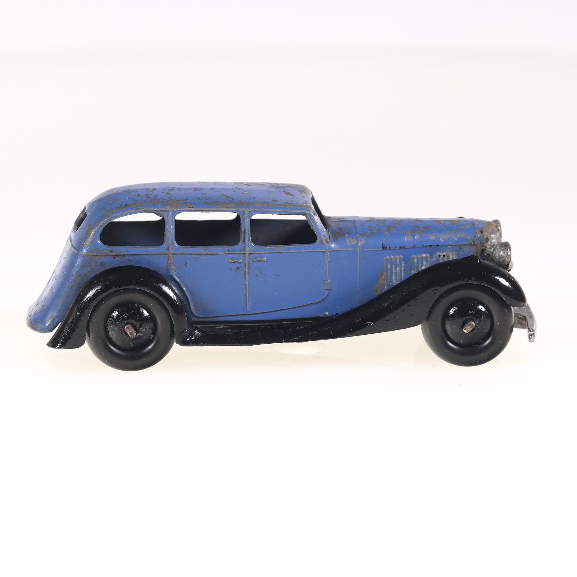 Dinky Toys 36A Anstrong Siddeley limousine 1/43 Bleu Grade C sans boîte — miniature 5