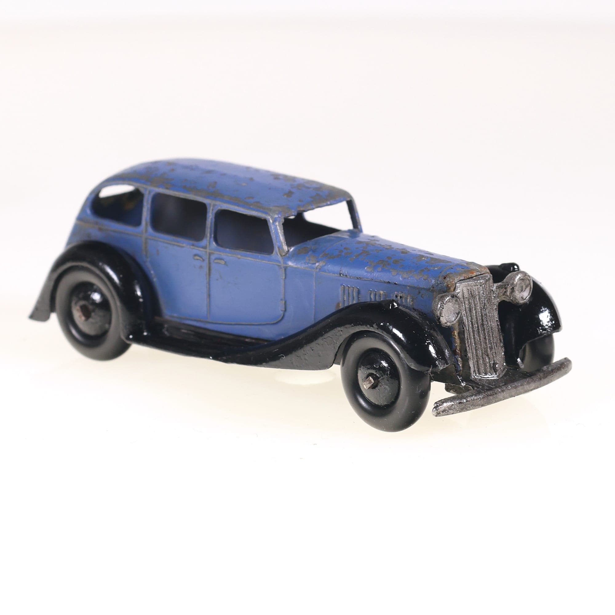 Dinky Toys 36A Anstrong Siddeley limousine 1/43 Bleu Grade C sans boîte — miniature 6