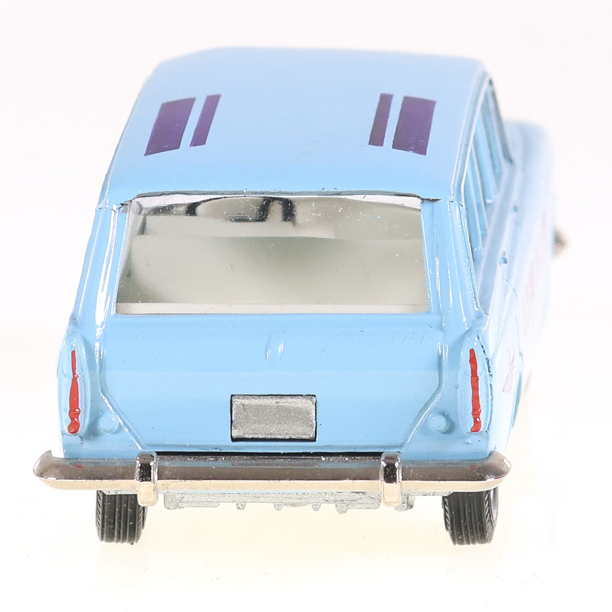 Saratov Moskvitch 2102 AVTOexport 1/43 Bleu ciel avec boîte de 1986 — miniature 12