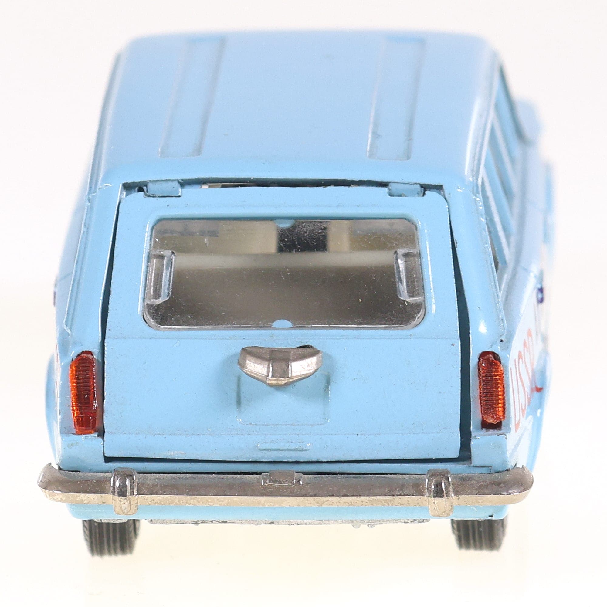 Saratov Moskvitch 2102 AVTOexport 1/43 Bleu ciel avec boîte de 1986 — miniature 24