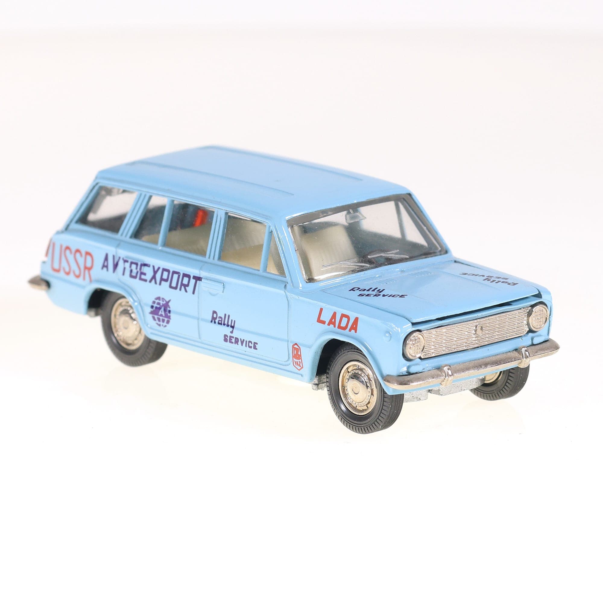 Saratov Moskvitch 2102 AVTOexport 1/43 Bleu ciel avec boîte de 1986 — miniature 27