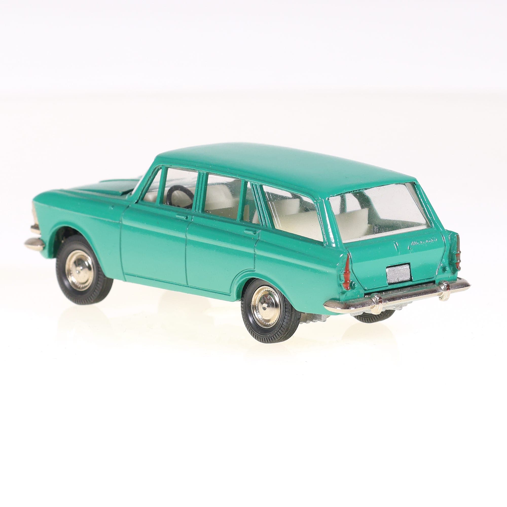 Saratov Moskvitch 426 1/43 Vert plancher argent avec boîte — miniature 7