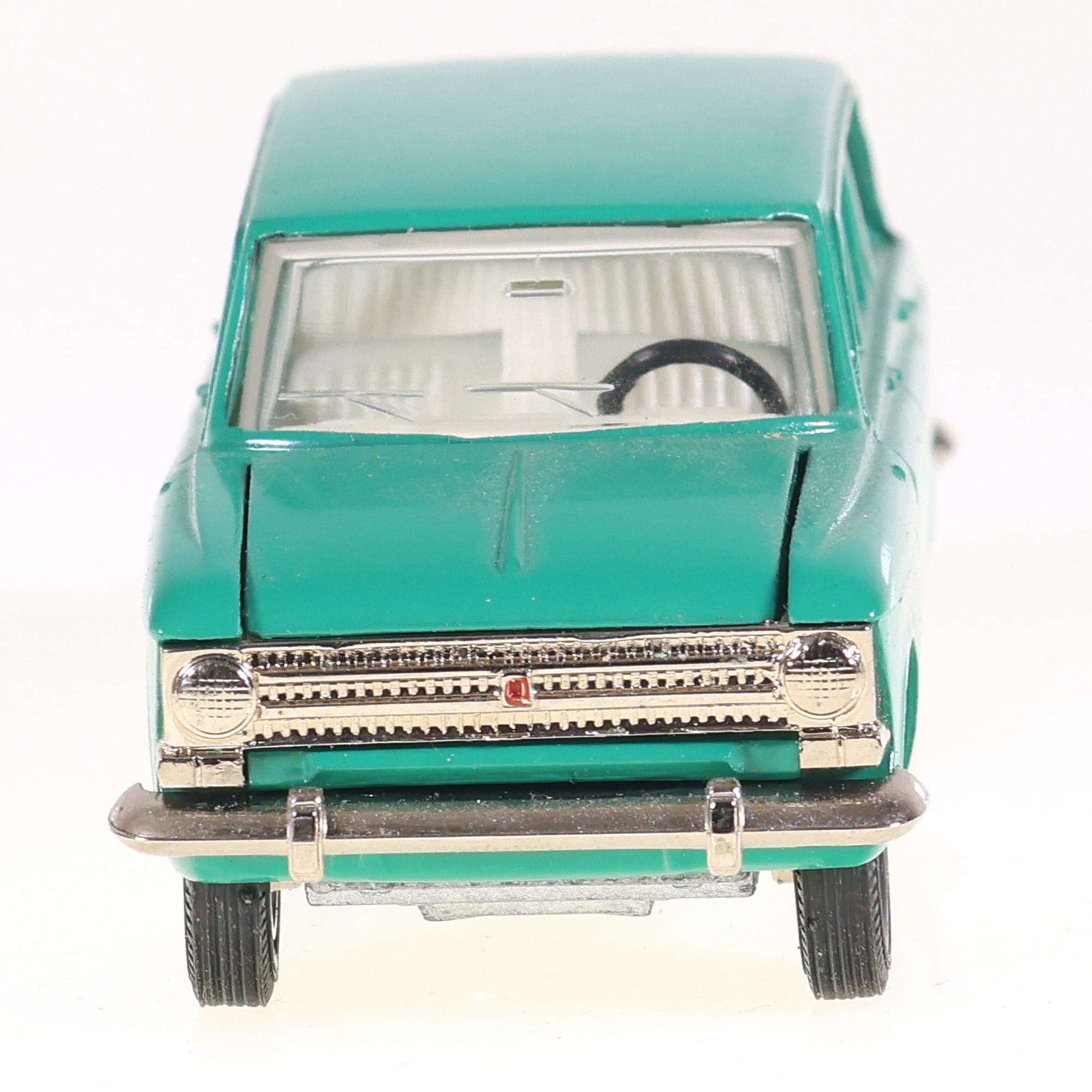 Saratov Moskvitch 426 1/43 Vert plancher argent avec boîte — miniature 12