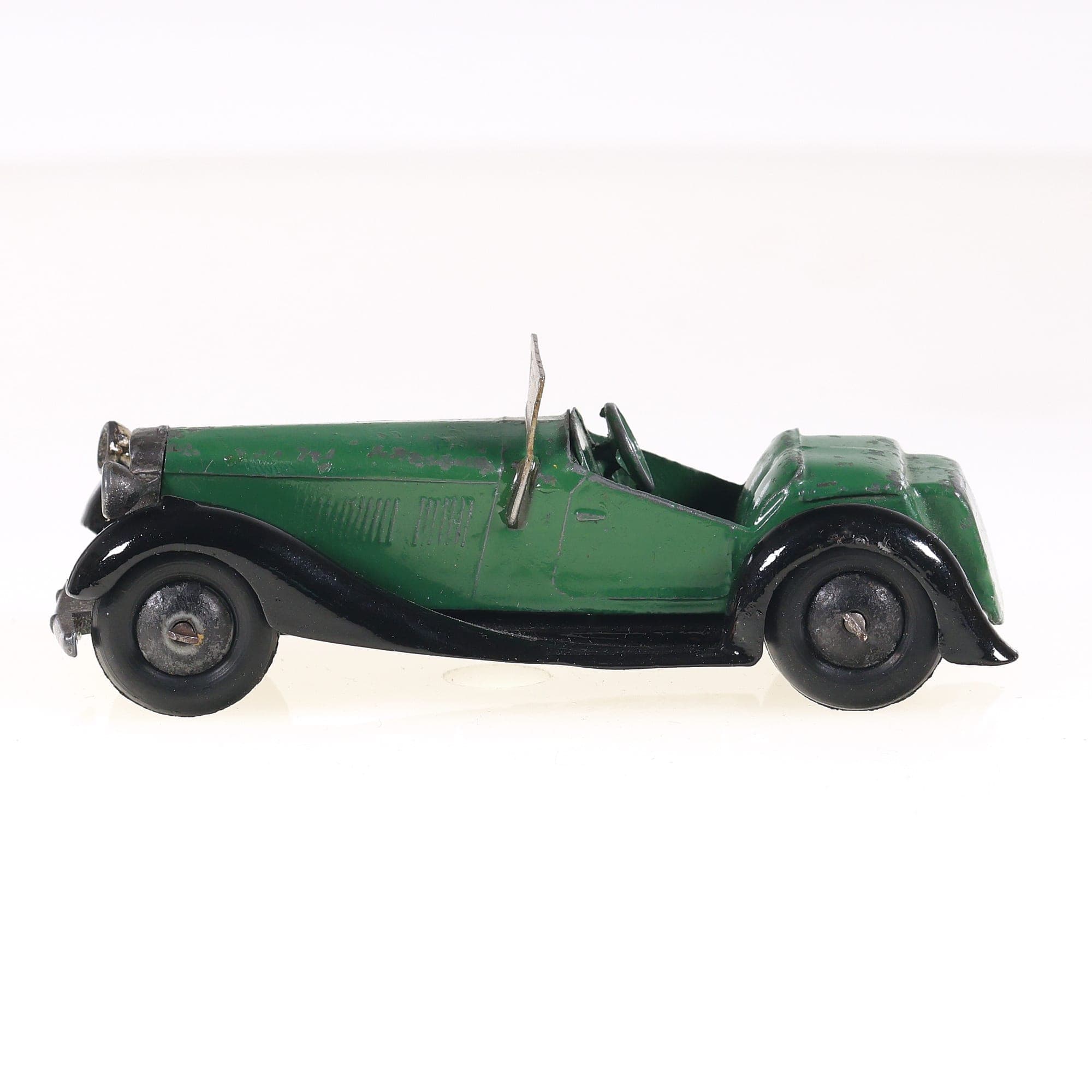 Dinky Toys 36E British Salmson two seater sport 1/43 Vert Grade C sans boîte — photo 1