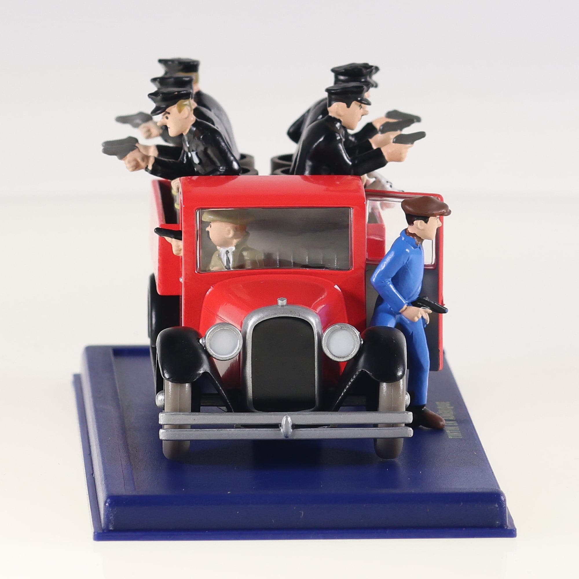 Atlas Tintin 2 118 041 Camion de police de Chicago 1/43 Rouge avec boîte — miniature 13