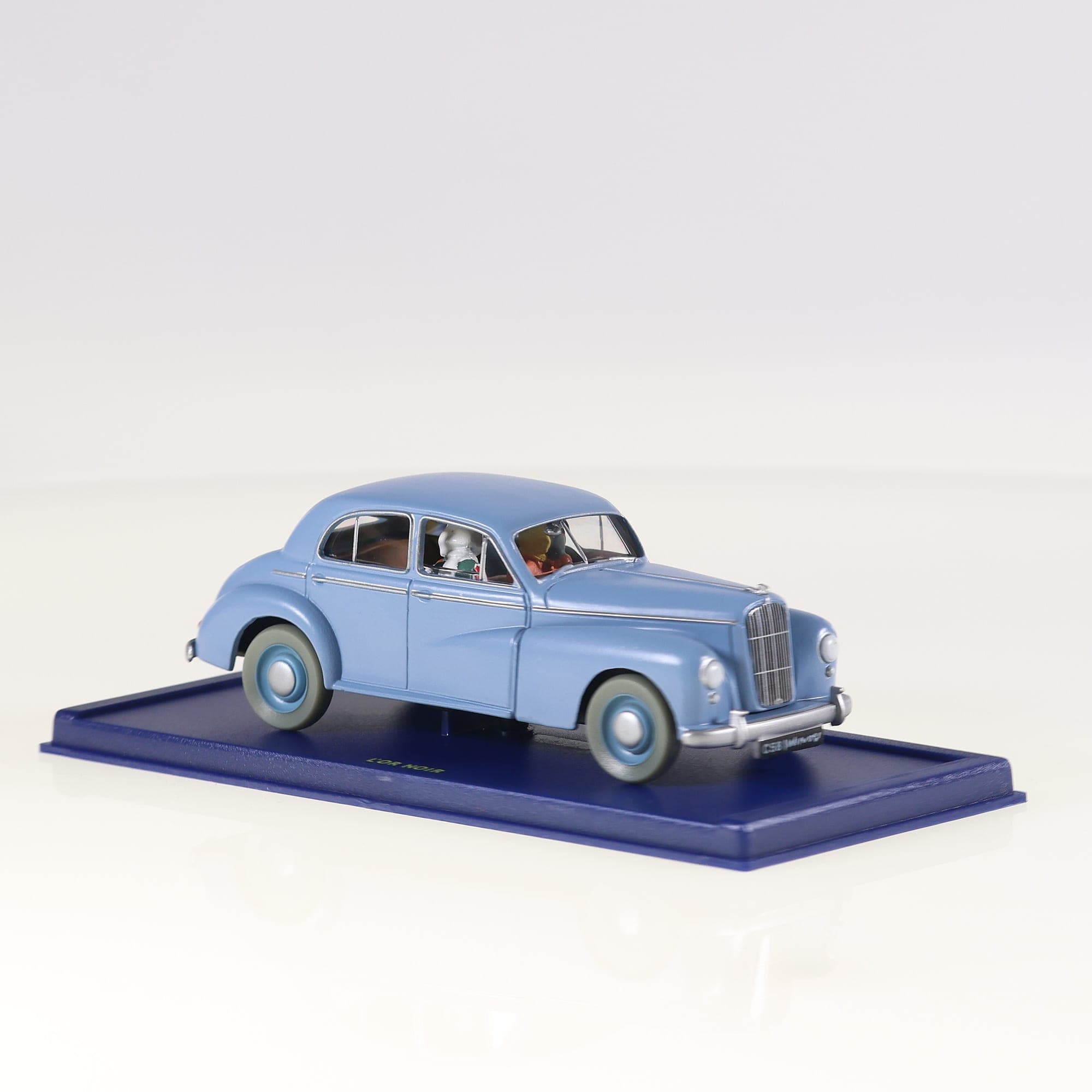 Atlas Tintin 2 118 060 Morris Six 1948  1/43 Bleu clair avec boîte — miniature 12