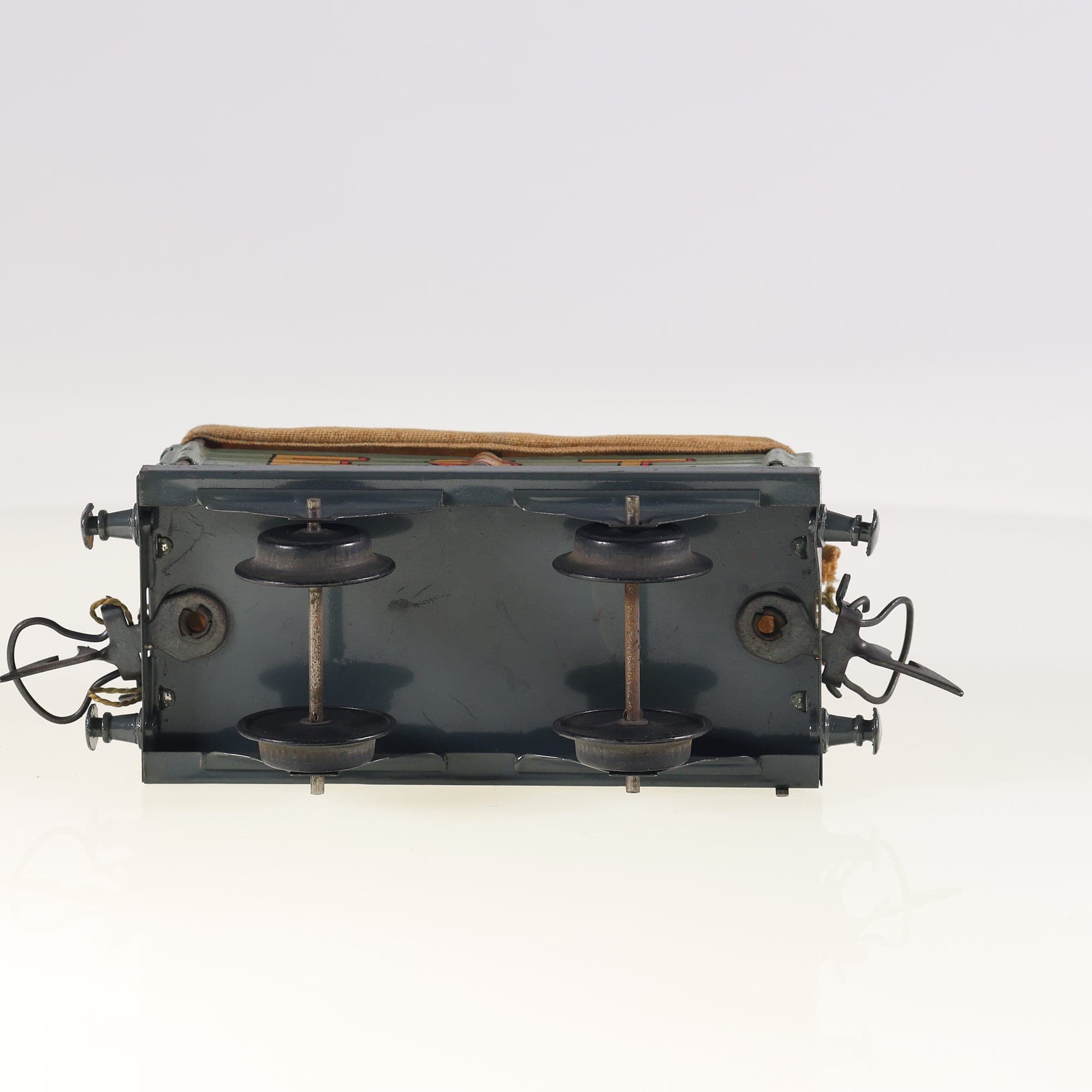 Hornby EST Wagon tombereaux bâché O Vert / Gris Grade B sans boîte — miniature 10