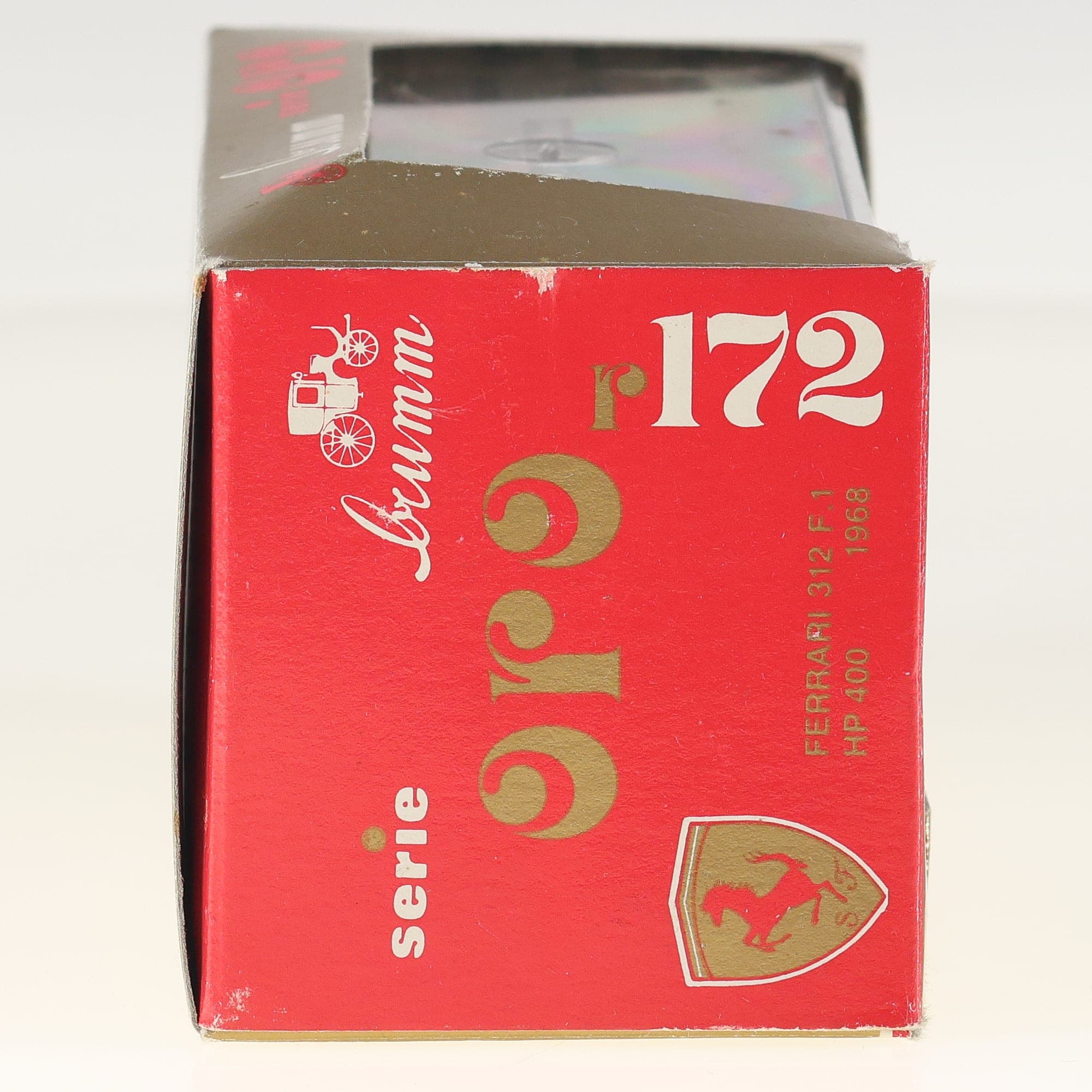 Brumm  Ferrari 312 F1 HP 400 1968 r172 #9 1/43 Rouge avec boîte — miniature 4