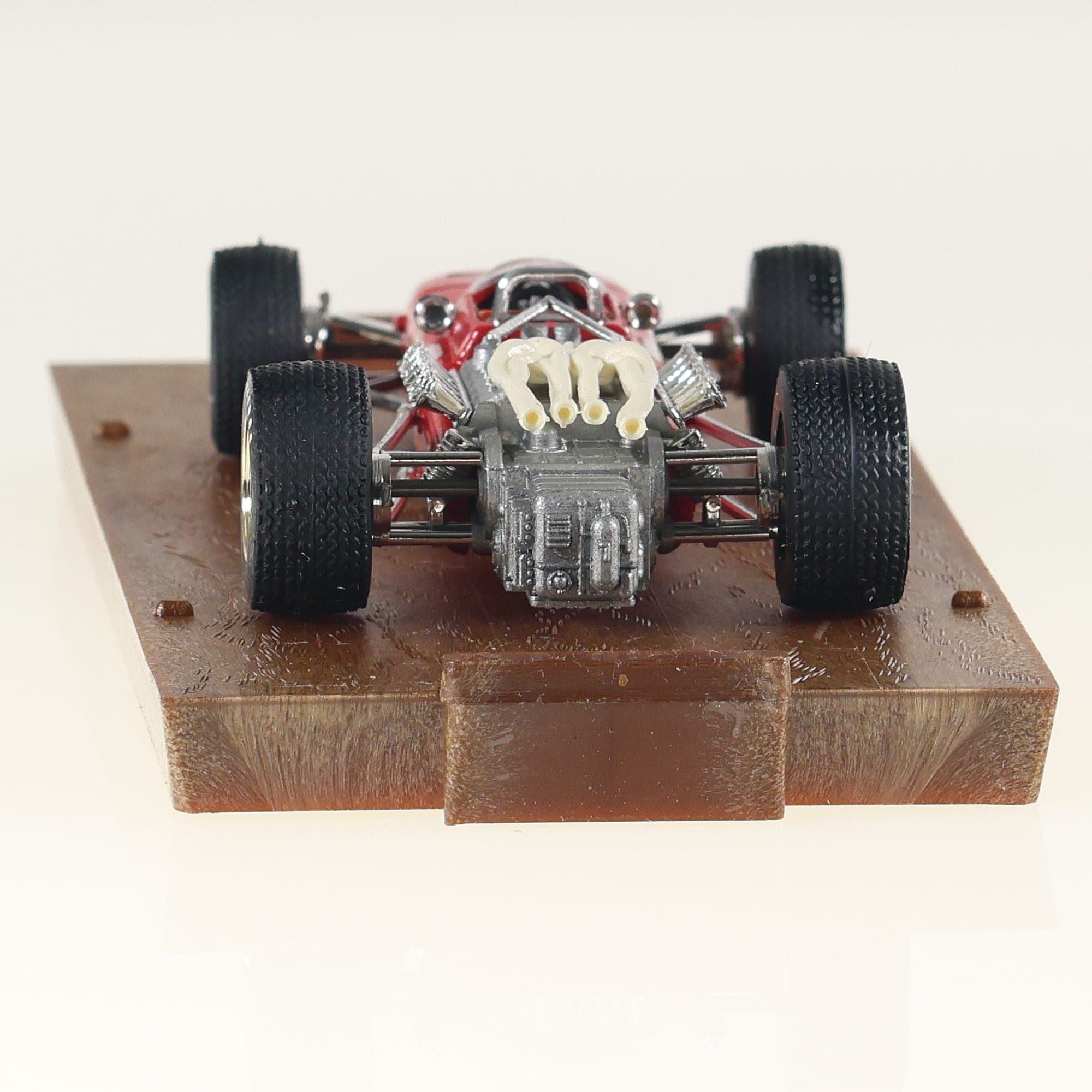 Brumm  Ferrari 312 F1 HP 400 1968 r172 #9 1/43 Rouge avec boîte — miniature 6