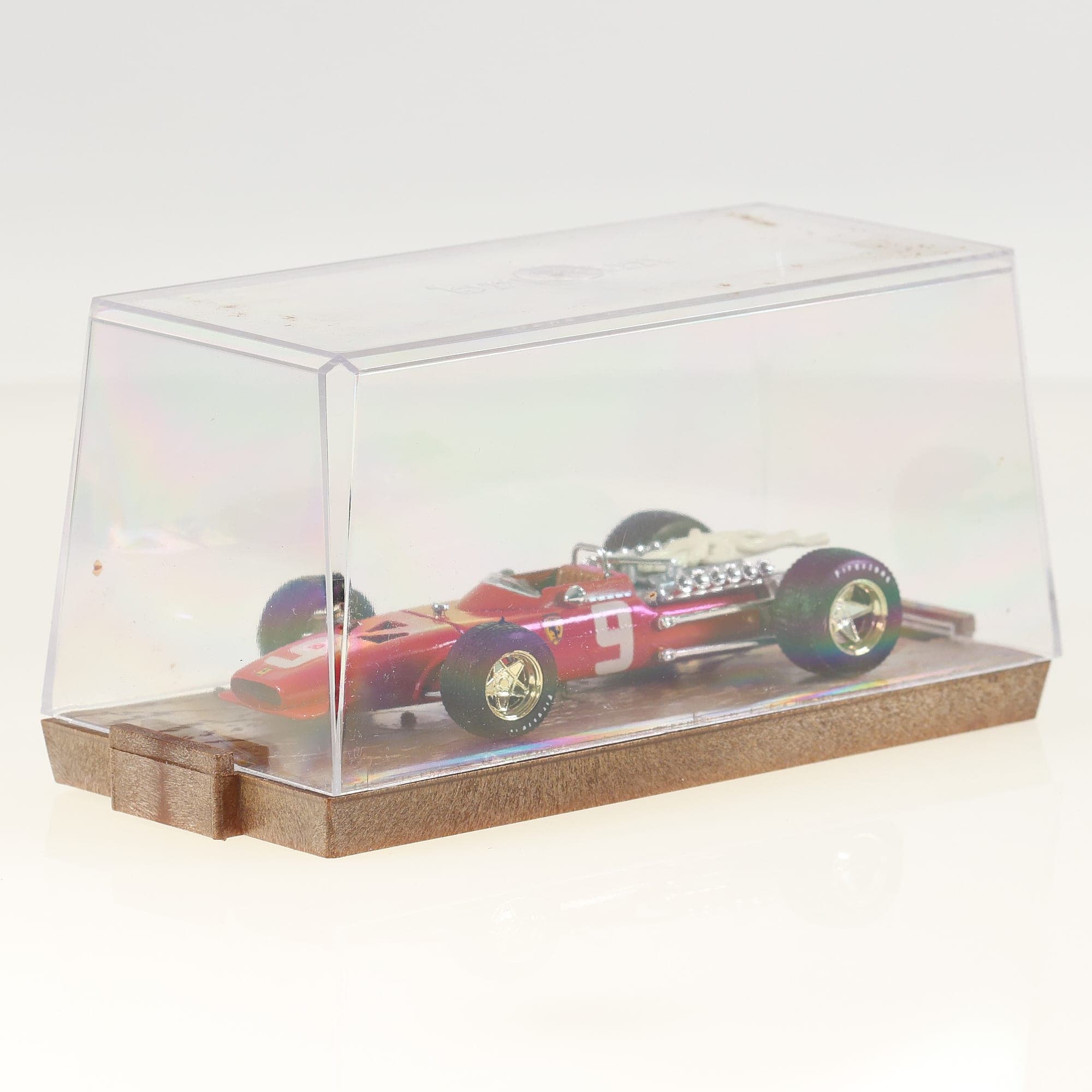 Brumm  Ferrari 312 F1 HP 400 1968 r172 #9 1/43 Rouge avec boîte — miniature 9
