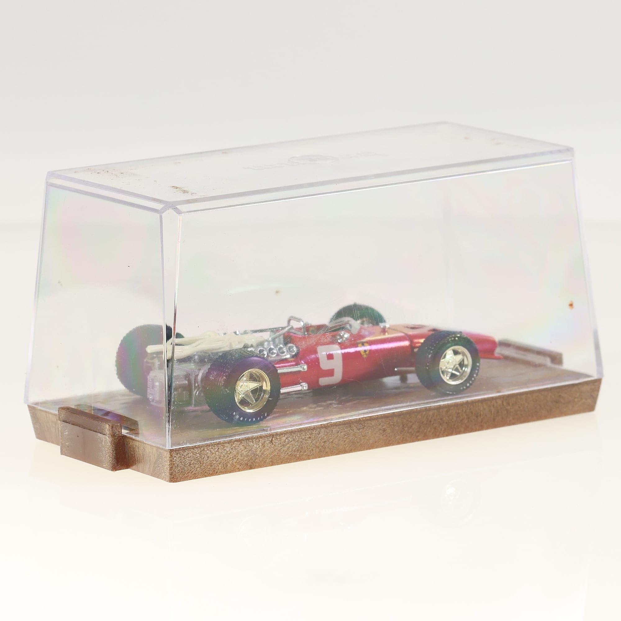 Brumm  Ferrari 312 F1 HP 400 1968 r172 #9 1/43 Rouge avec boîte — miniature 10