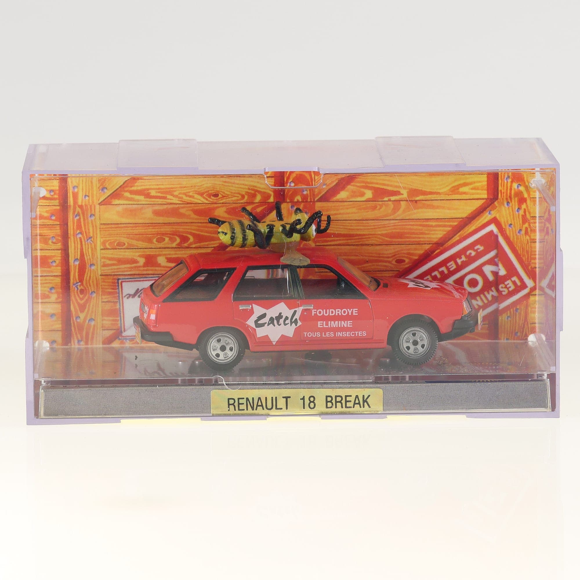Norev Renault 18 Break Tour de France Catch 1/43 Rouge avec boîte