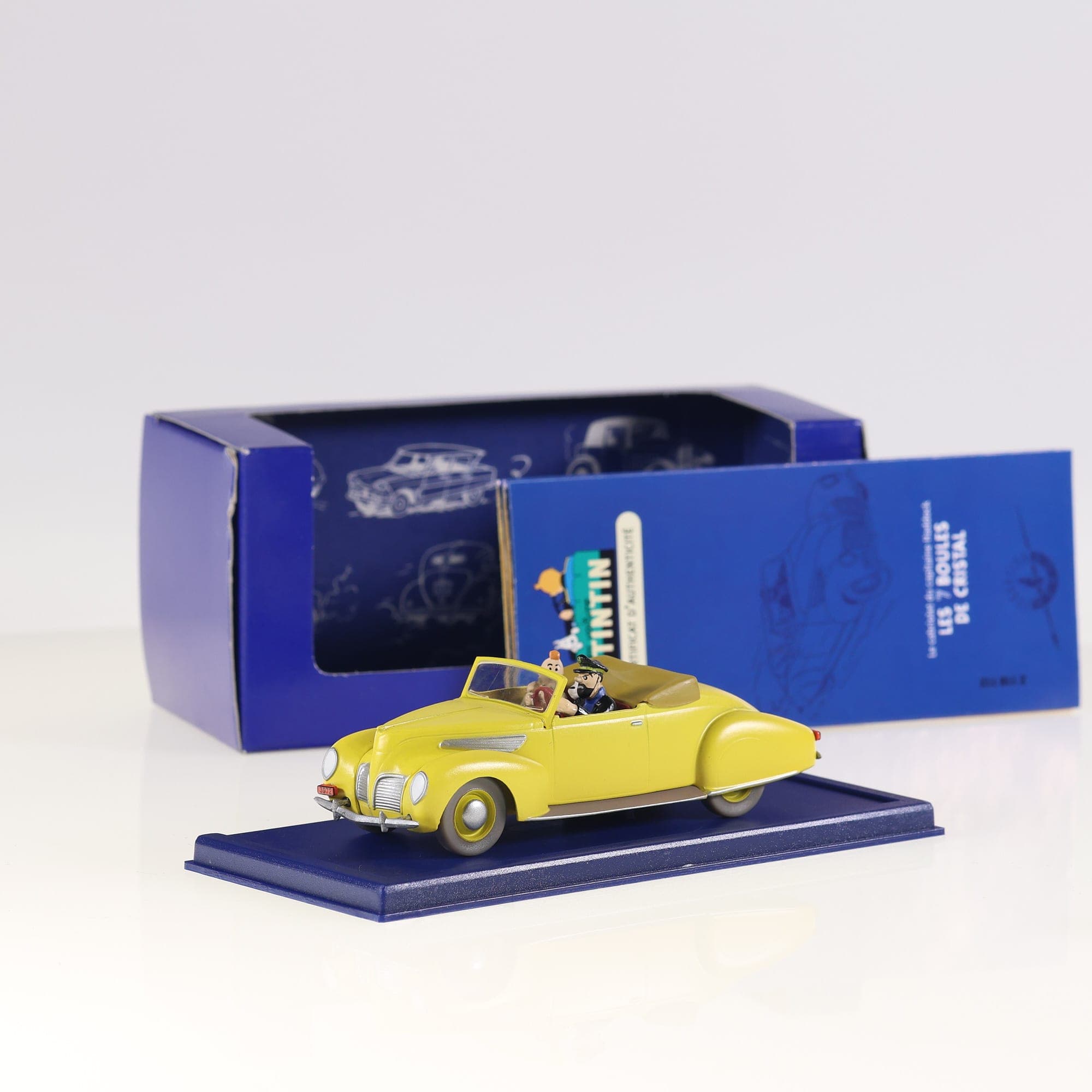 Atlas Tintin Lincoln Zephyr Cabriolet 1939 Capitaine Haddock  2 118 012 Jaune — photo 1