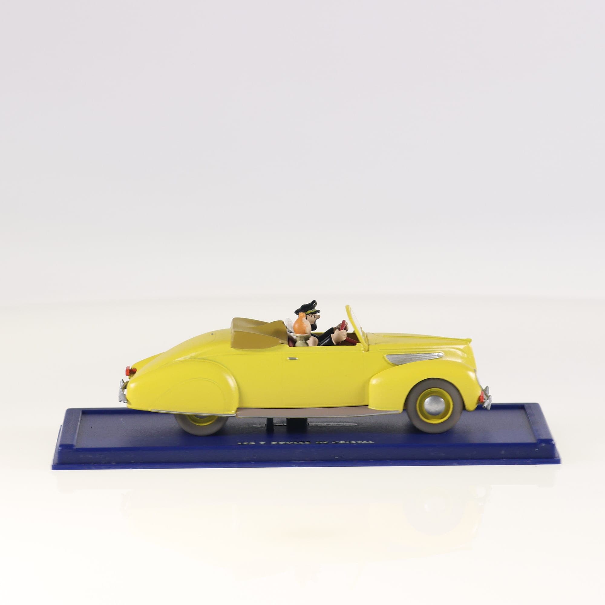 Atlas Tintin Lincoln Zephyr Cabriolet 1939 Capitaine Haddock  2 118 012 Jaune — miniature 11