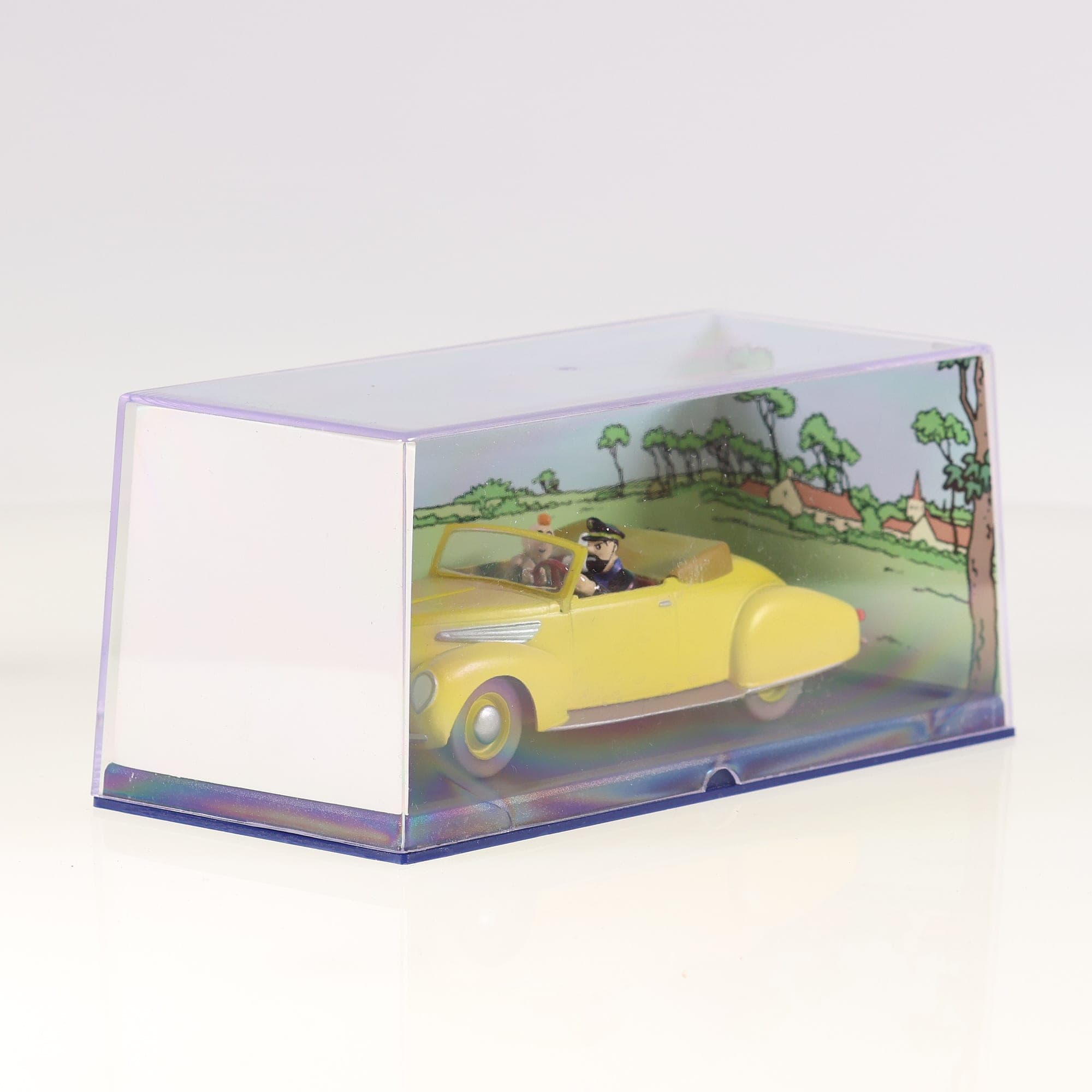 Atlas Tintin Lincoln Zephyr Cabriolet 1939 Capitaine Haddock  2 118 012 Jaune — miniature 15