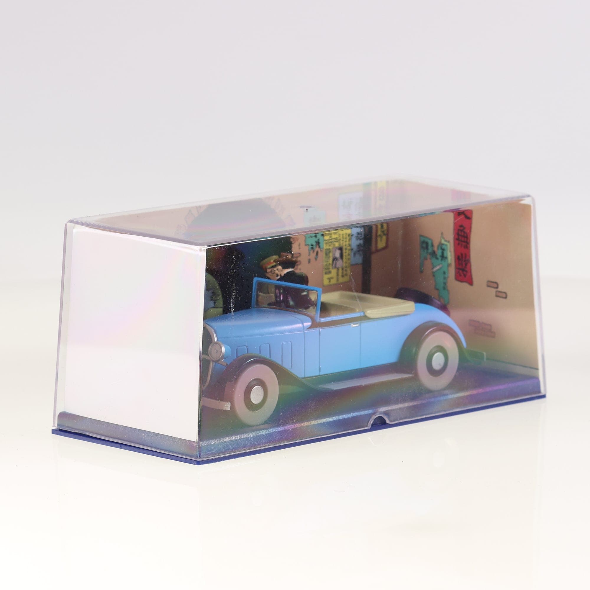 Atlas Tintin 2 118 068 La décapotable du Lotus bleu 1/43 Bleu avec boîte — miniature 15