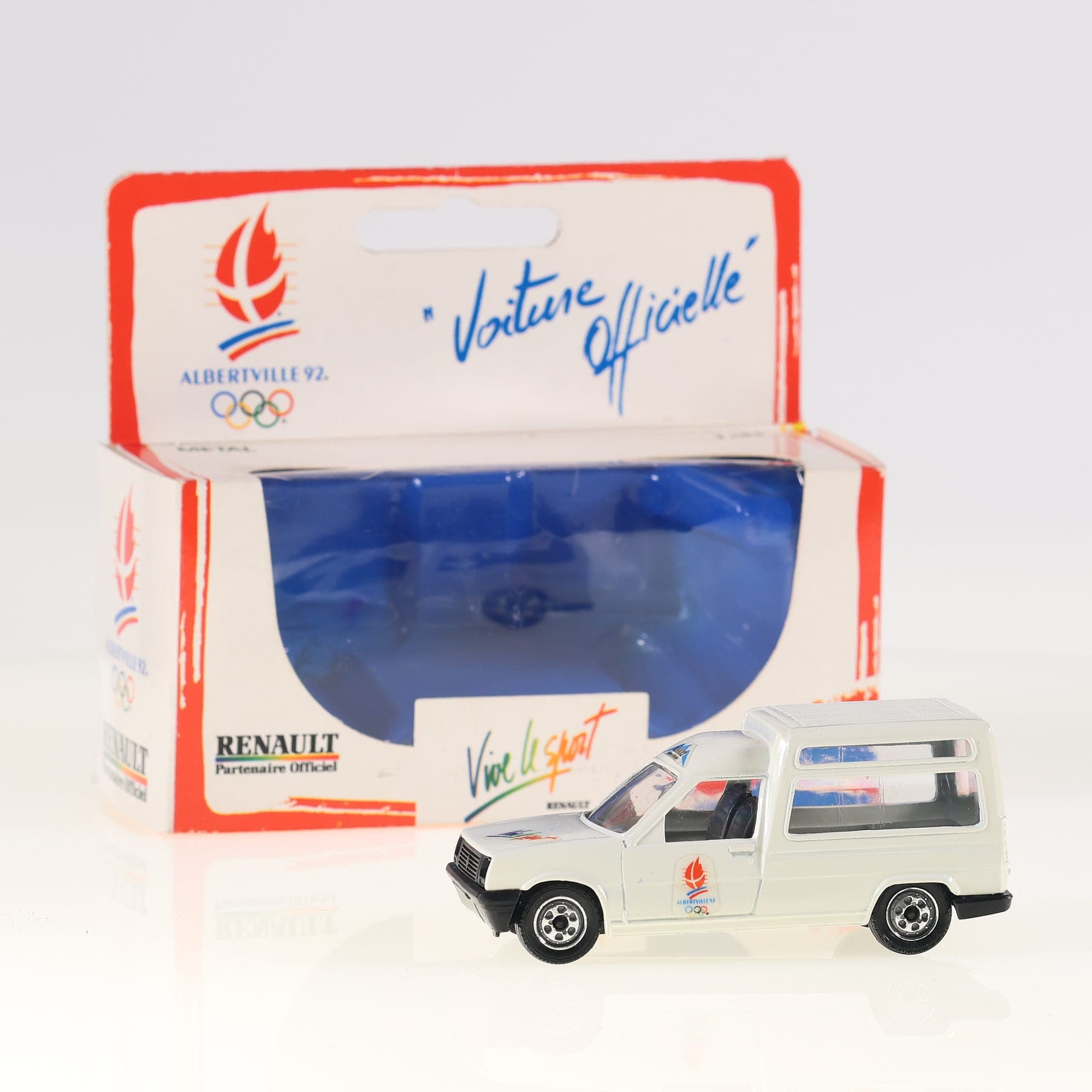 Logitoys Renault Express JO Albertville 92 9115 1/43 Blanc avec boîte