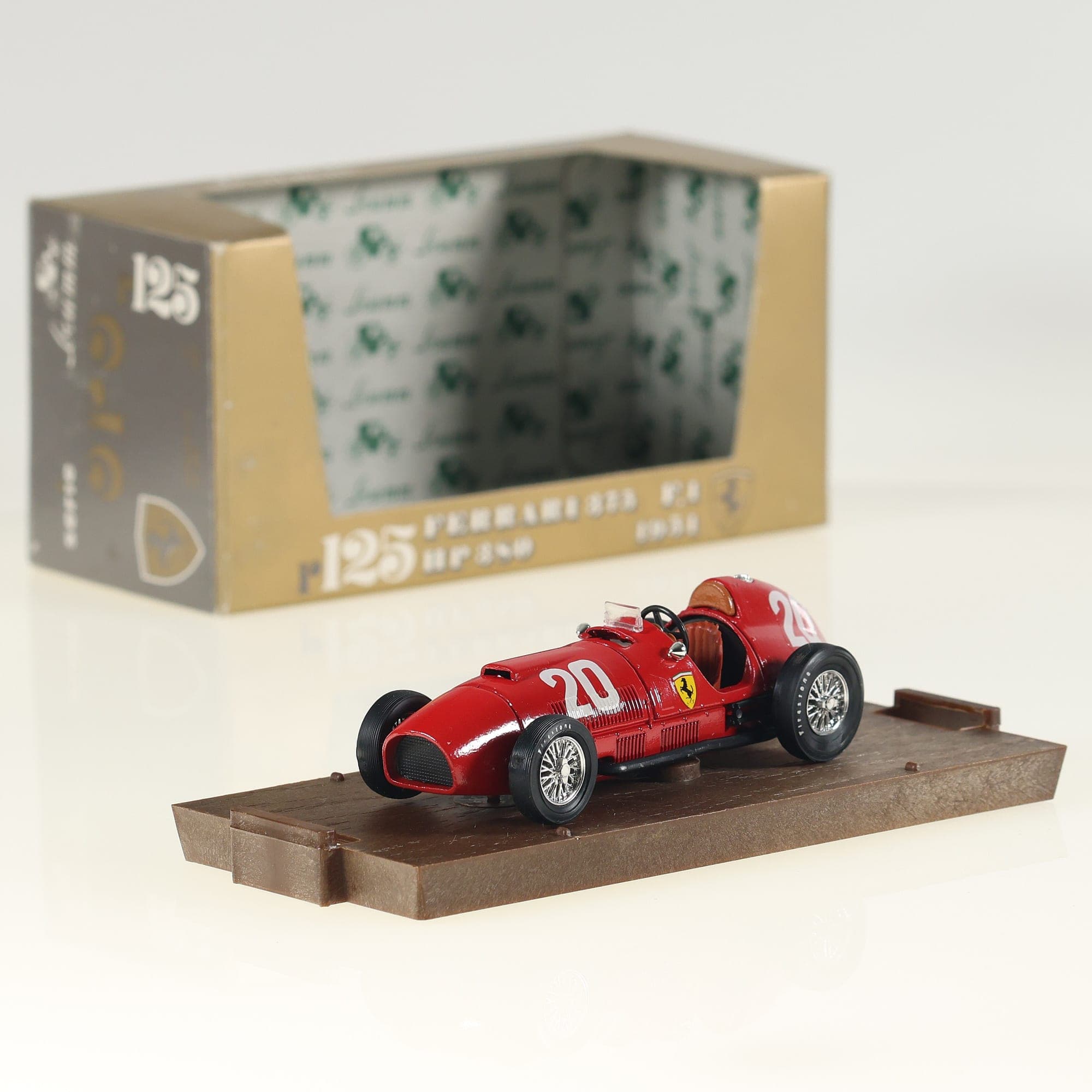 Brumm R125 Ferrari 375 F1 HP 380 #20 1/43 Rouge avec boîte