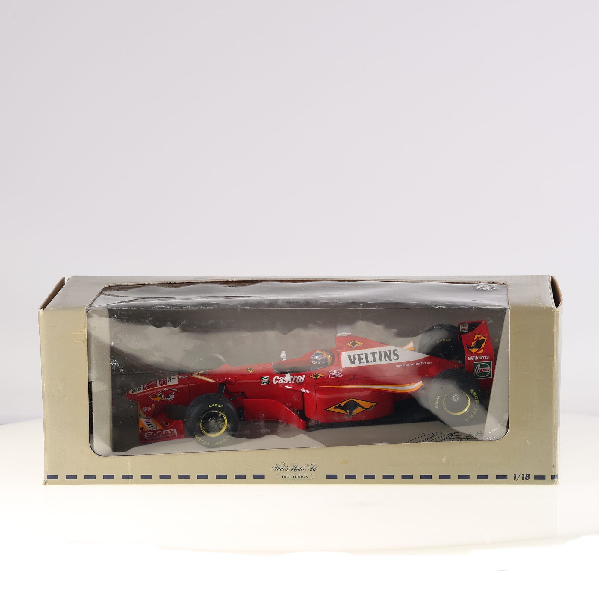 Minichamps Paul's model art Williams Mecachrome FW20 HHF #2 1/18 Rouge avec boît
