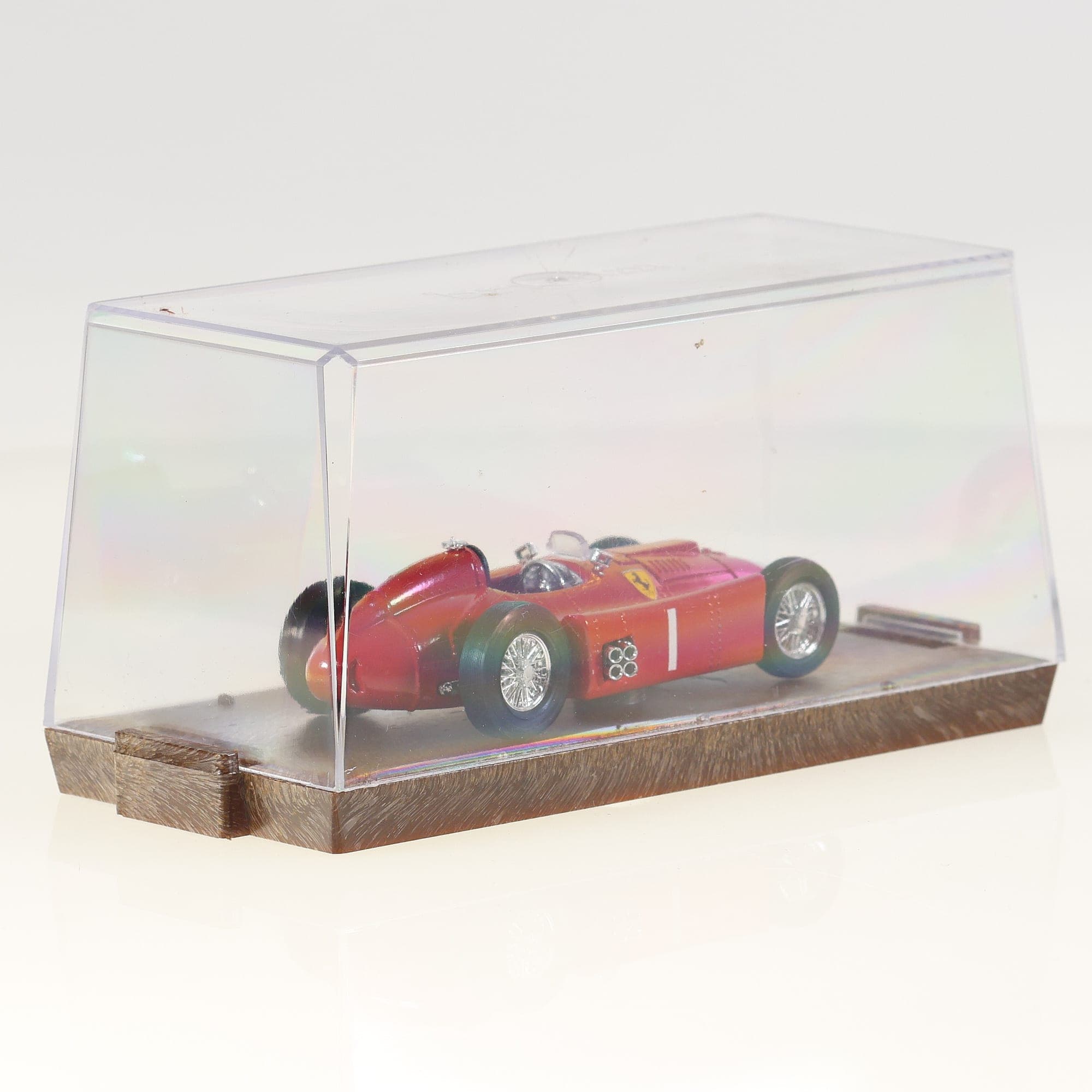 Brumm Lancia-Ferrari D50 1955 HP 270 R76  #1 1/43 Rouge avec boîte — miniature 3