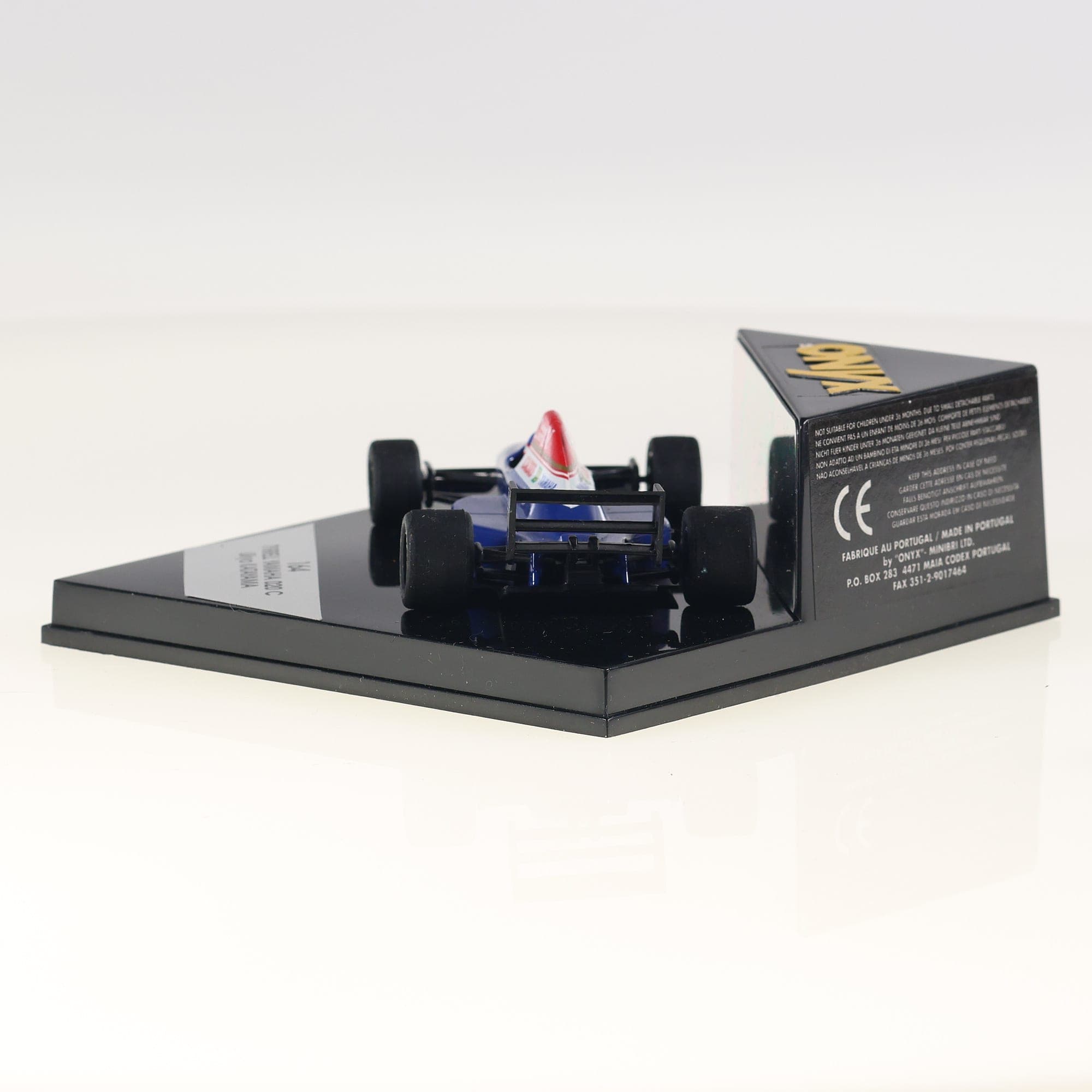 Onyx 164 Yamaha Tyrrell 020C Ukyo Katayama #3 1/43 Bleu/Blanc avec boîte — miniature 3