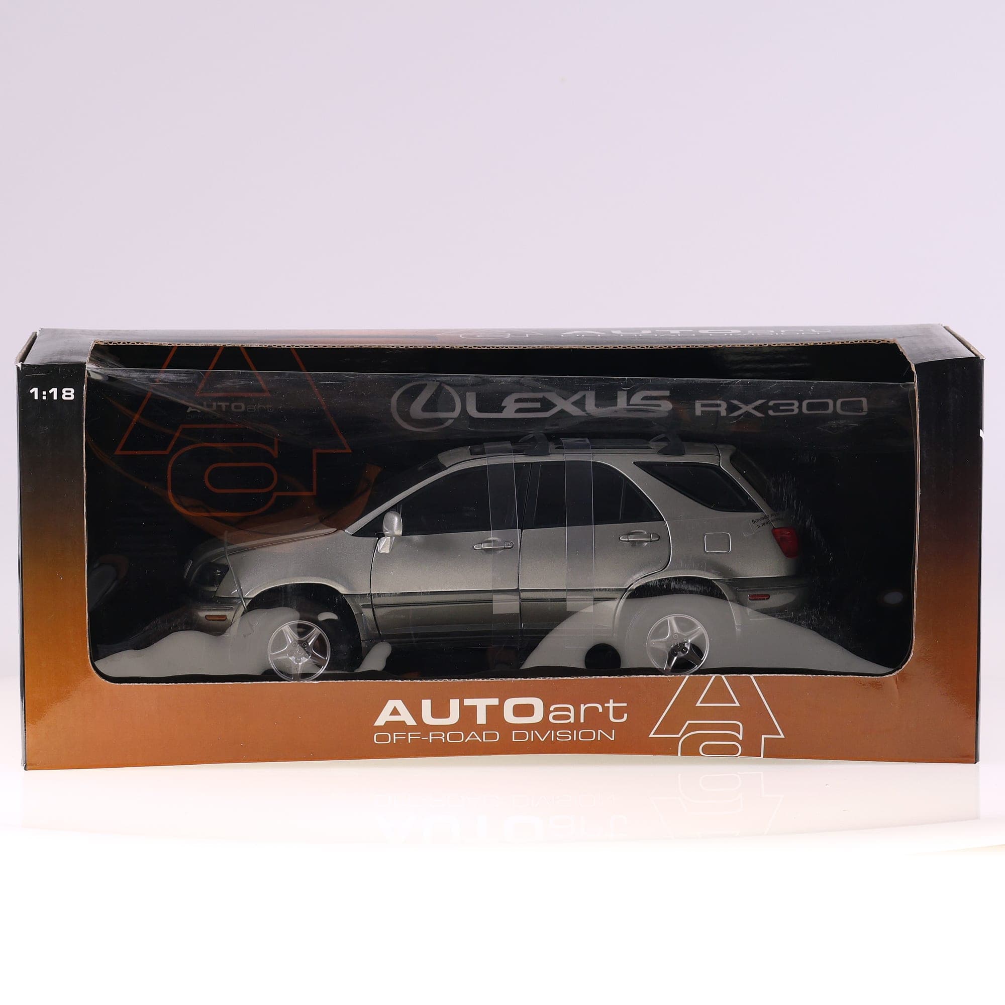 Auto art 70031 Lexus RX 300 1/18 Gris clair avec boîte