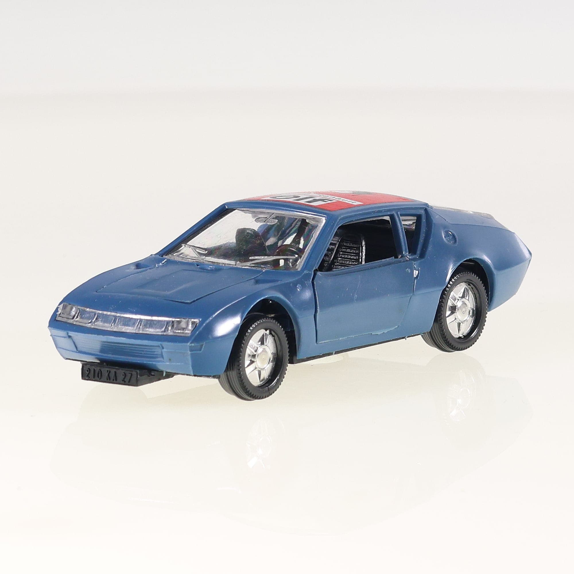 Norev 812 série P Renault Alpine A310 Rallye 1/43 Bleu avec boîte — miniature 13