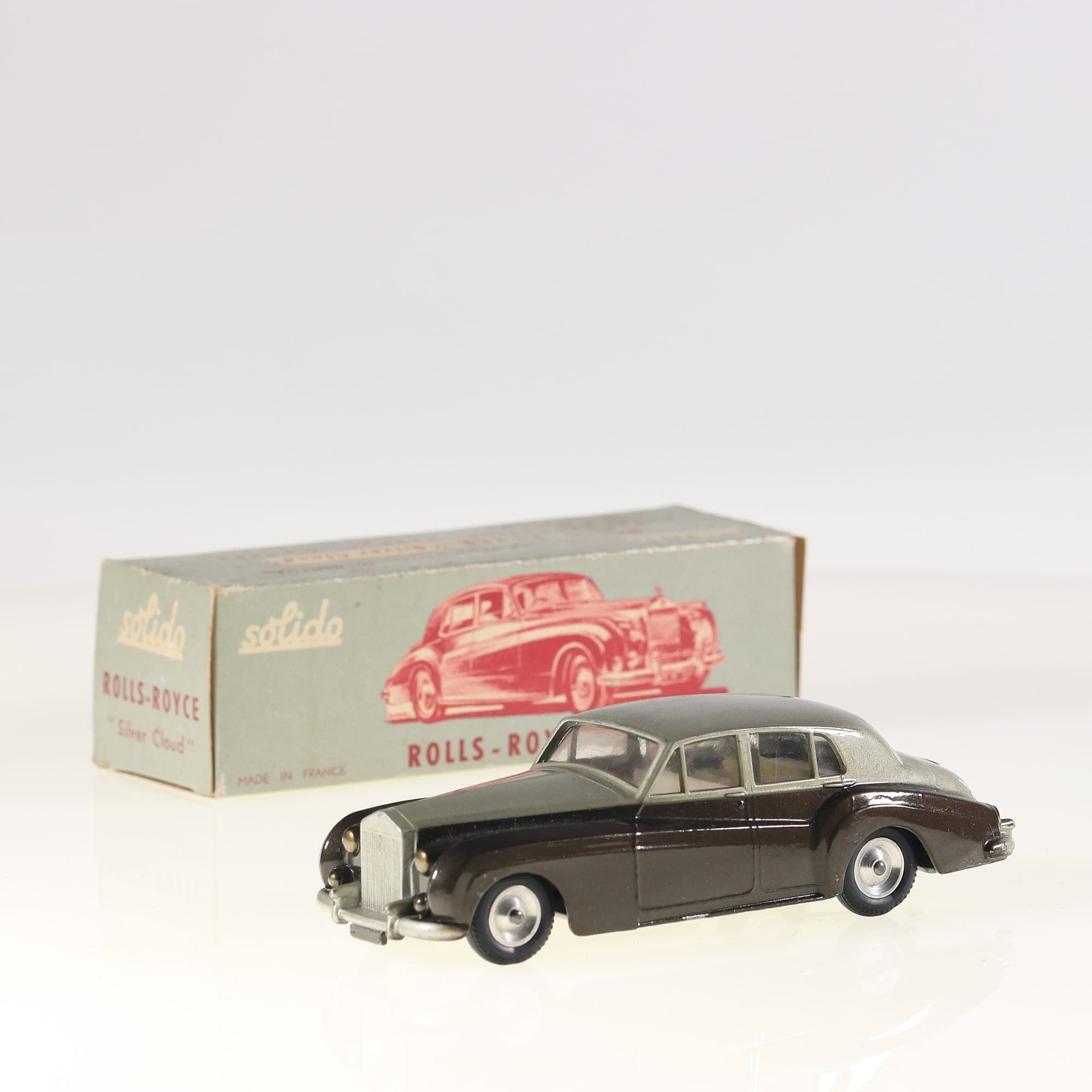 Solido Rolls-Royce Silver Cloud 1/43 Marron / Gris avec boîte — photo 1