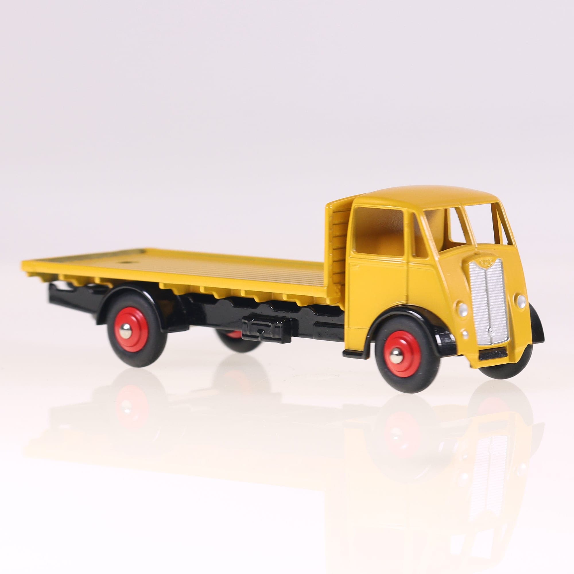 Dan-Toys DAN-237 Guy Flat Truck 1/43 Jaune avec boîte — miniature 11