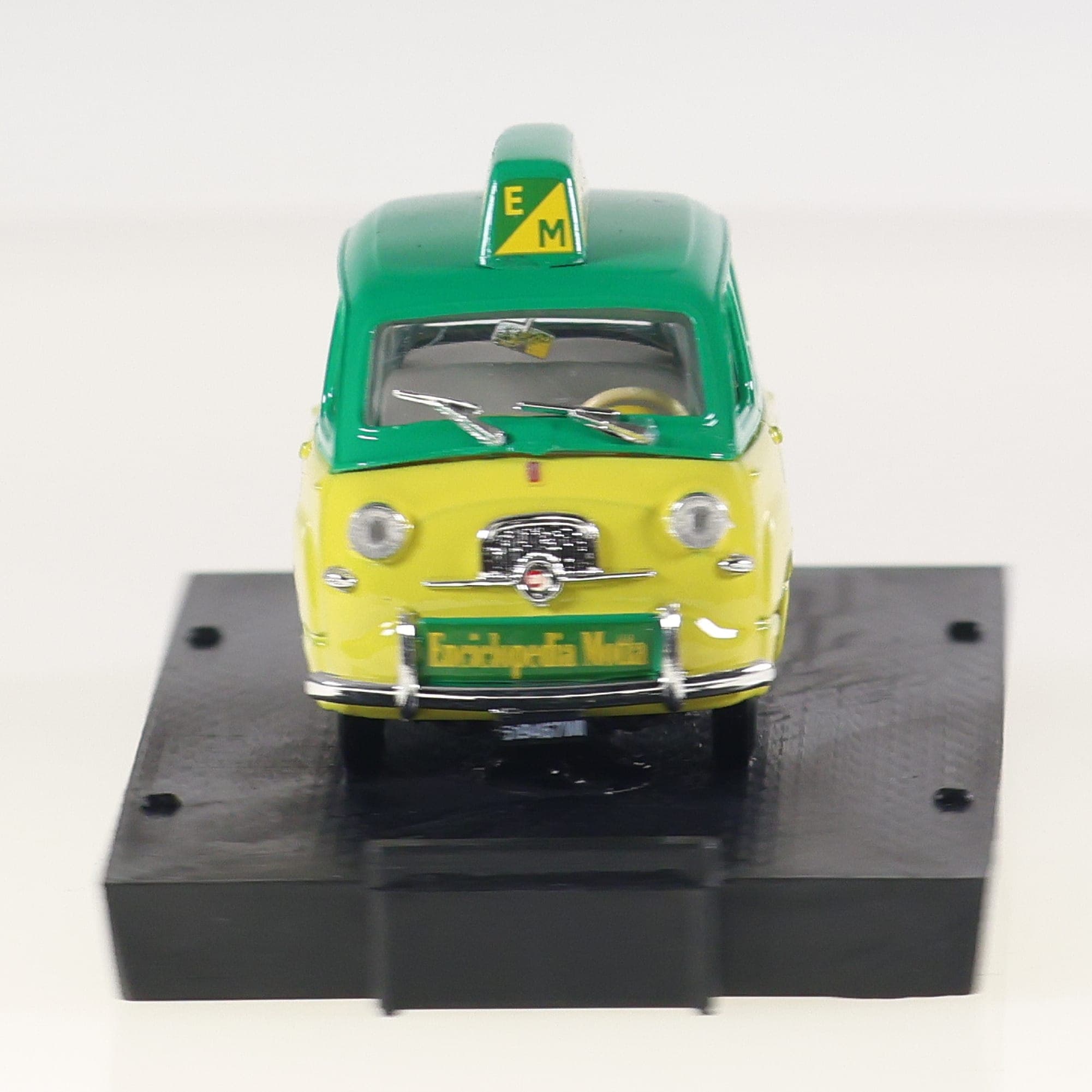 Brumm R310 Fiat 600 Multipla Enciclopedia Motta Milano 1956 1/43 Jaune / Vert av — miniature 13