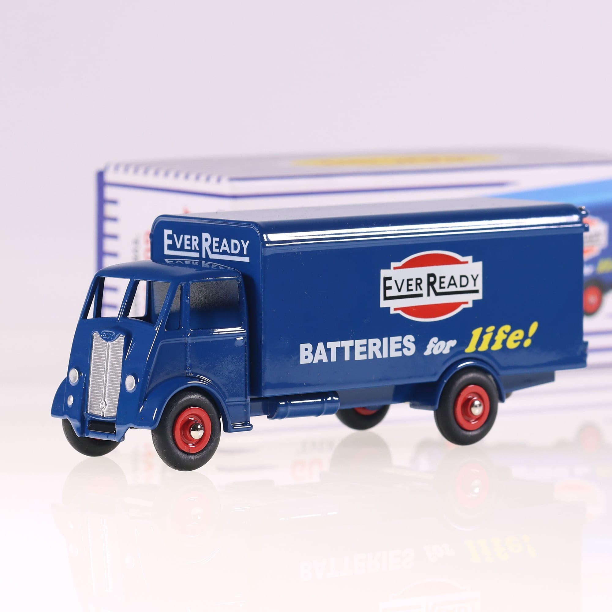 Dan-Toys DAN-214 Guy van Ever Ready Batteries 1/43 Bleu avec boîte