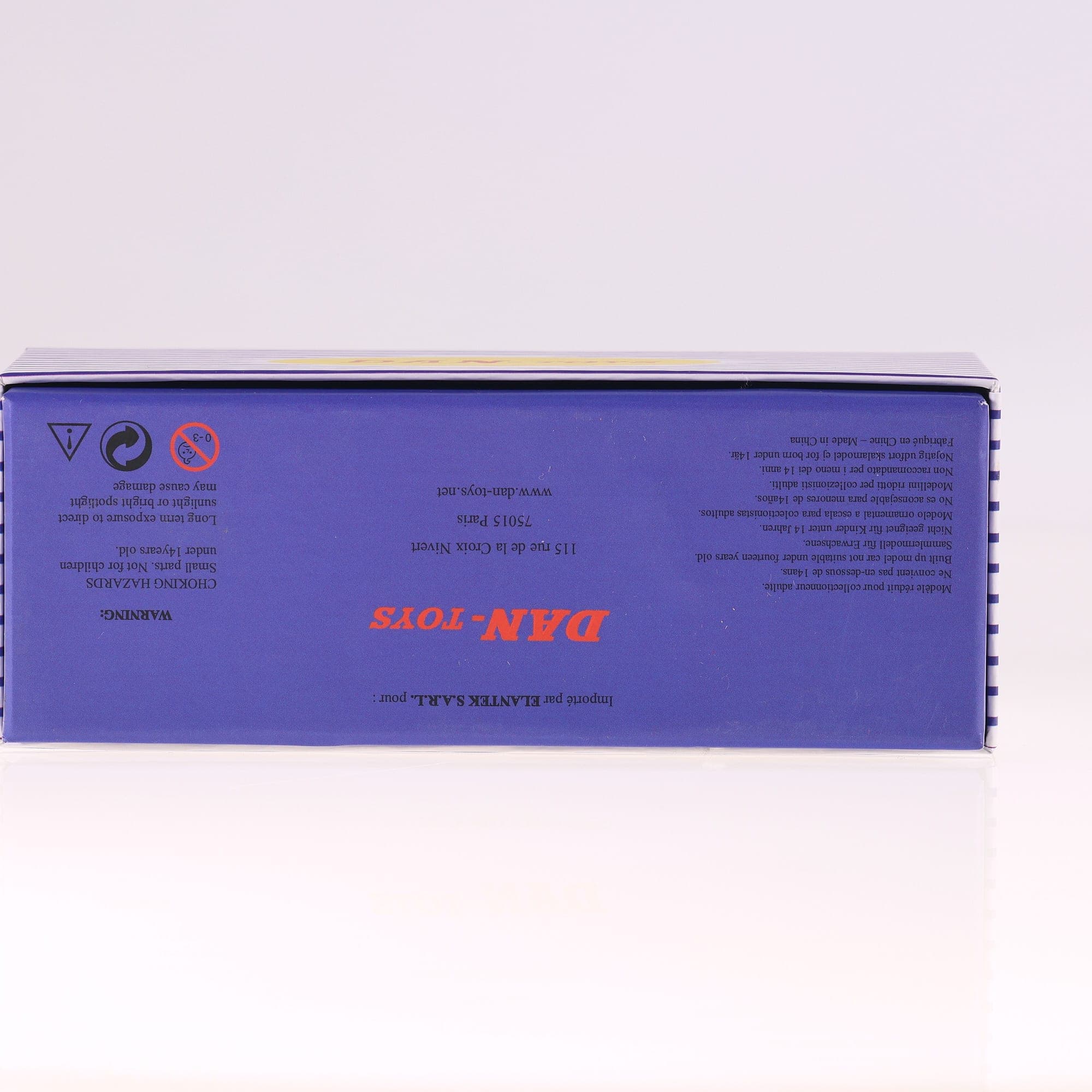 Dan-Toys DAN-214 Guy van Ever Ready Batteries 1/43 Bleu avec boîte — miniature 5