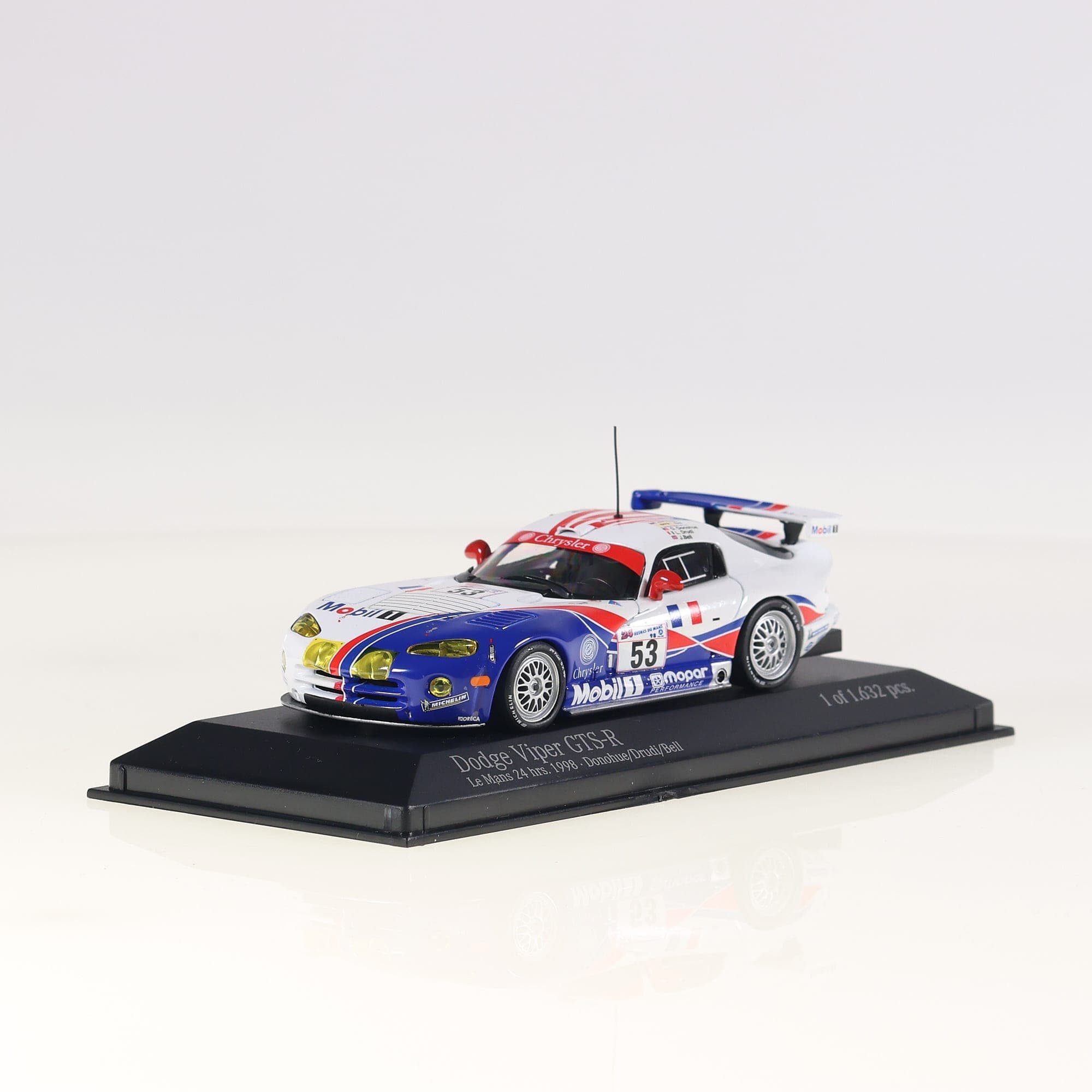 Minichamps Dodge Viper GTS-R Le Mans 1998 #53 Team Oreca 1/43 Blanc 430 981453 — miniature 14