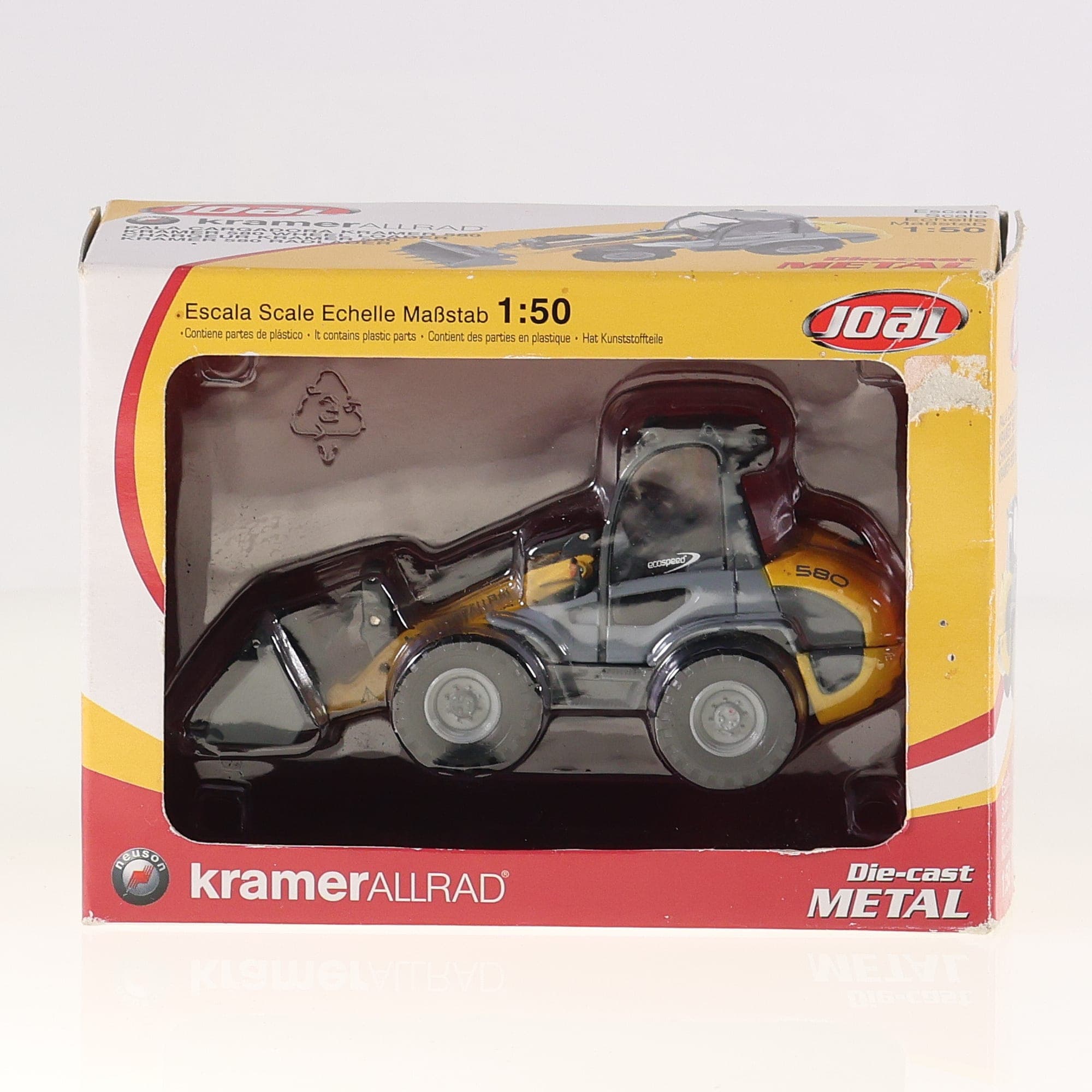 Joal 40047 JO Kramer  580 Wheel Loader 1/50 Gris et jaune neuf avec boîte — photo 1