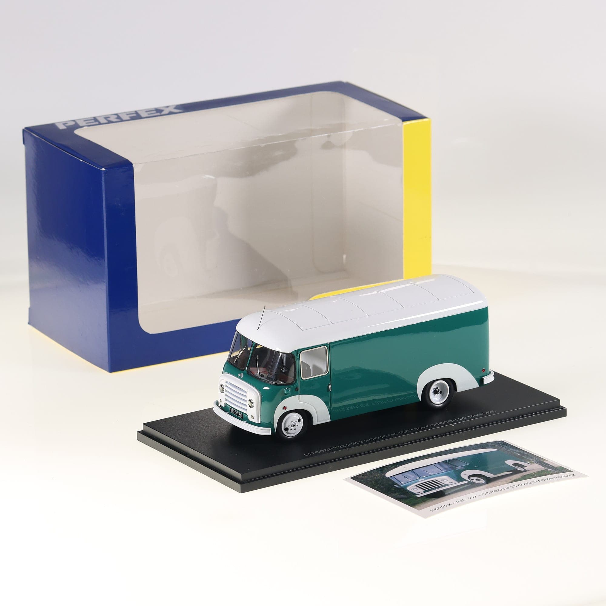 Perfex 302 Citroën T23 RHLZ Robustacier 1958 Fourgon de Marche 1/43 Bicolore ave