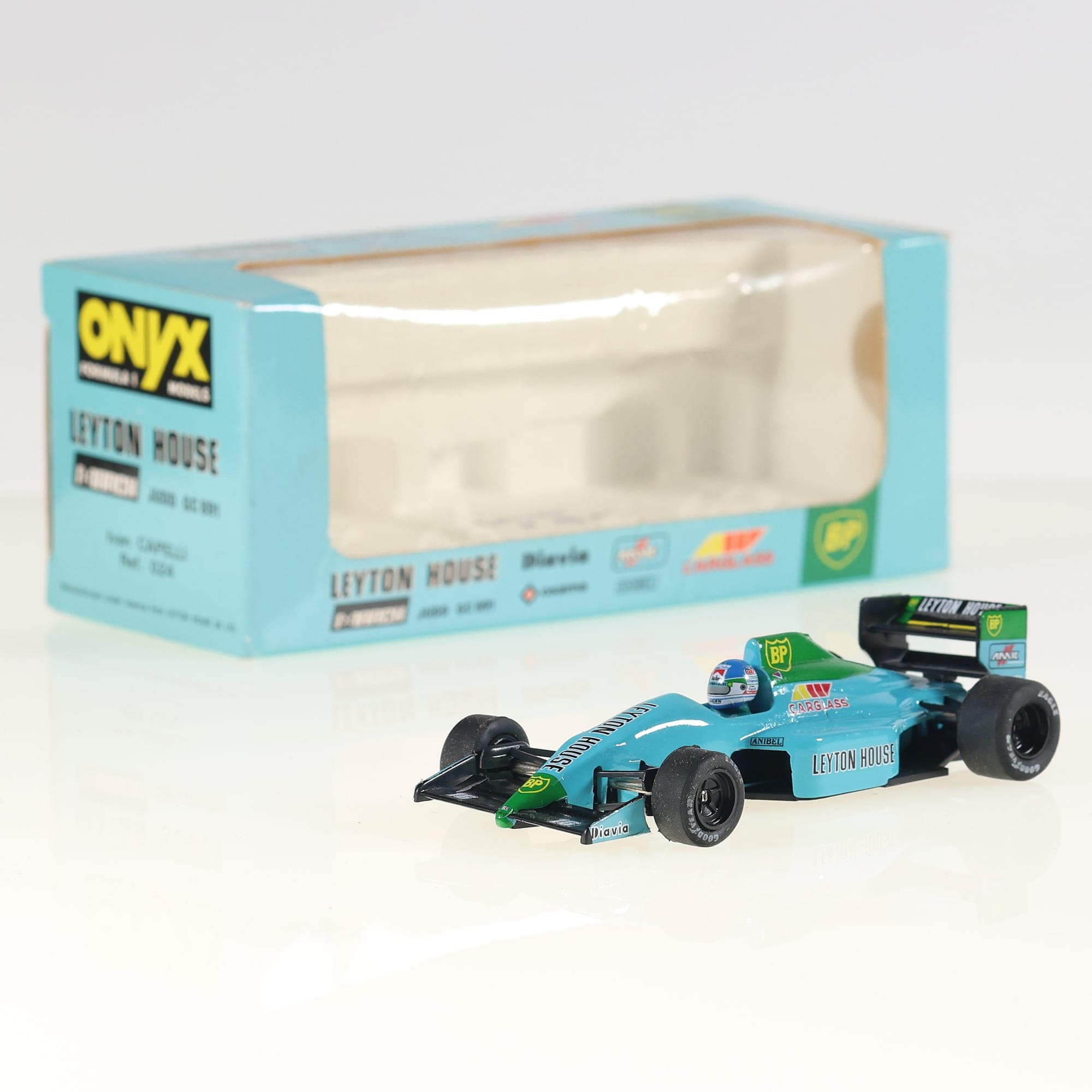 Onyx 24 March Judd GC 891 Leyton House - Ivan Capelli #16 1/43 Turquoise / Vert — photo 1