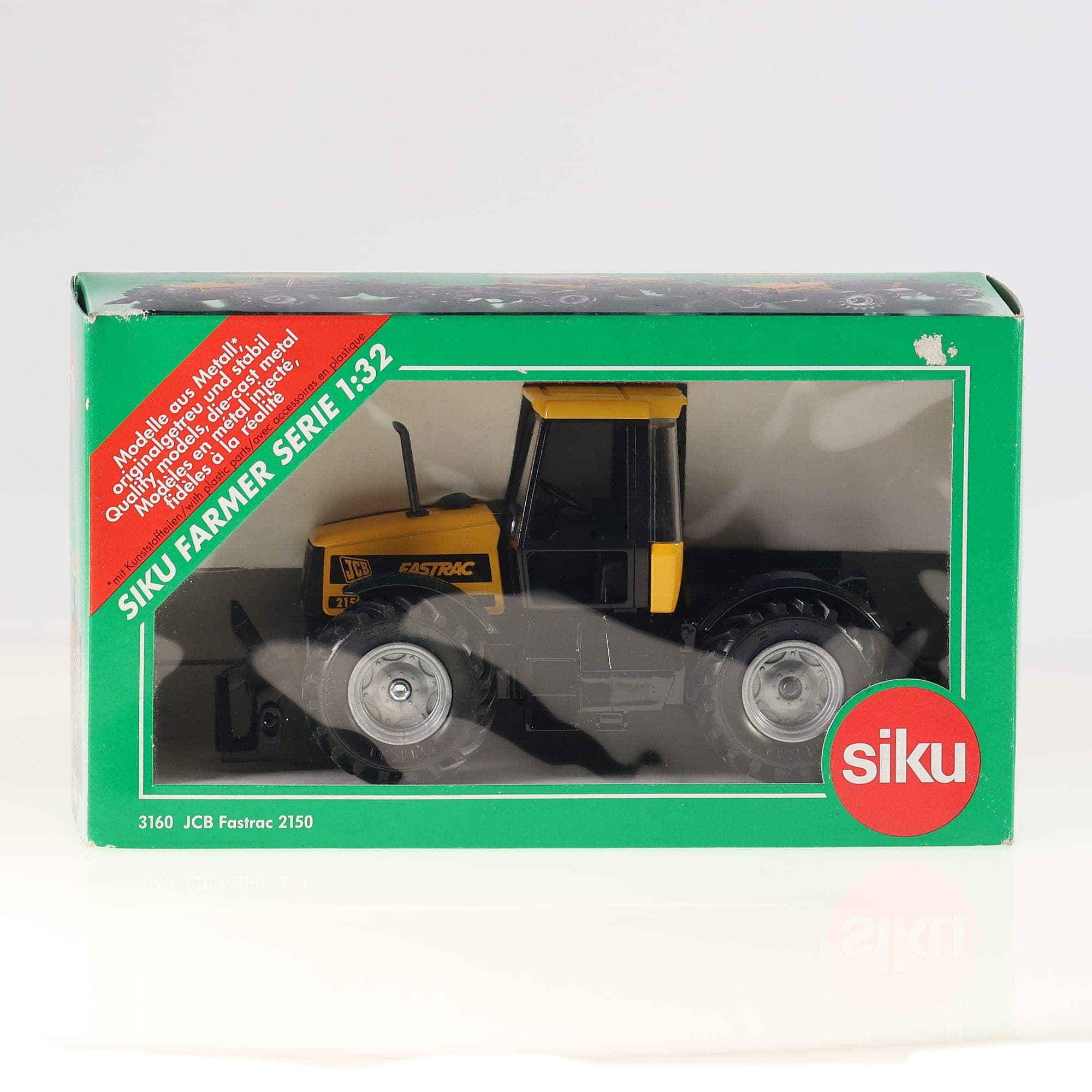 Siku 3160 JCB Fastrac 2150 1:32 Jaune et noir neuf avec boîte