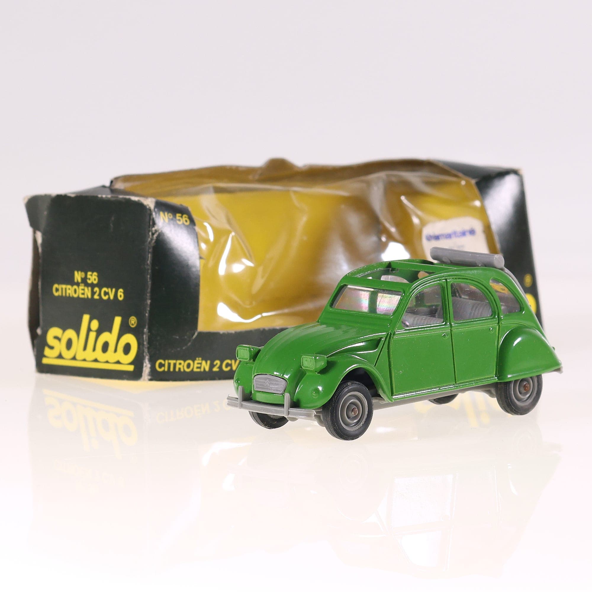 Solido n° 56 Citroën 2 CV 6  1/43 Vert