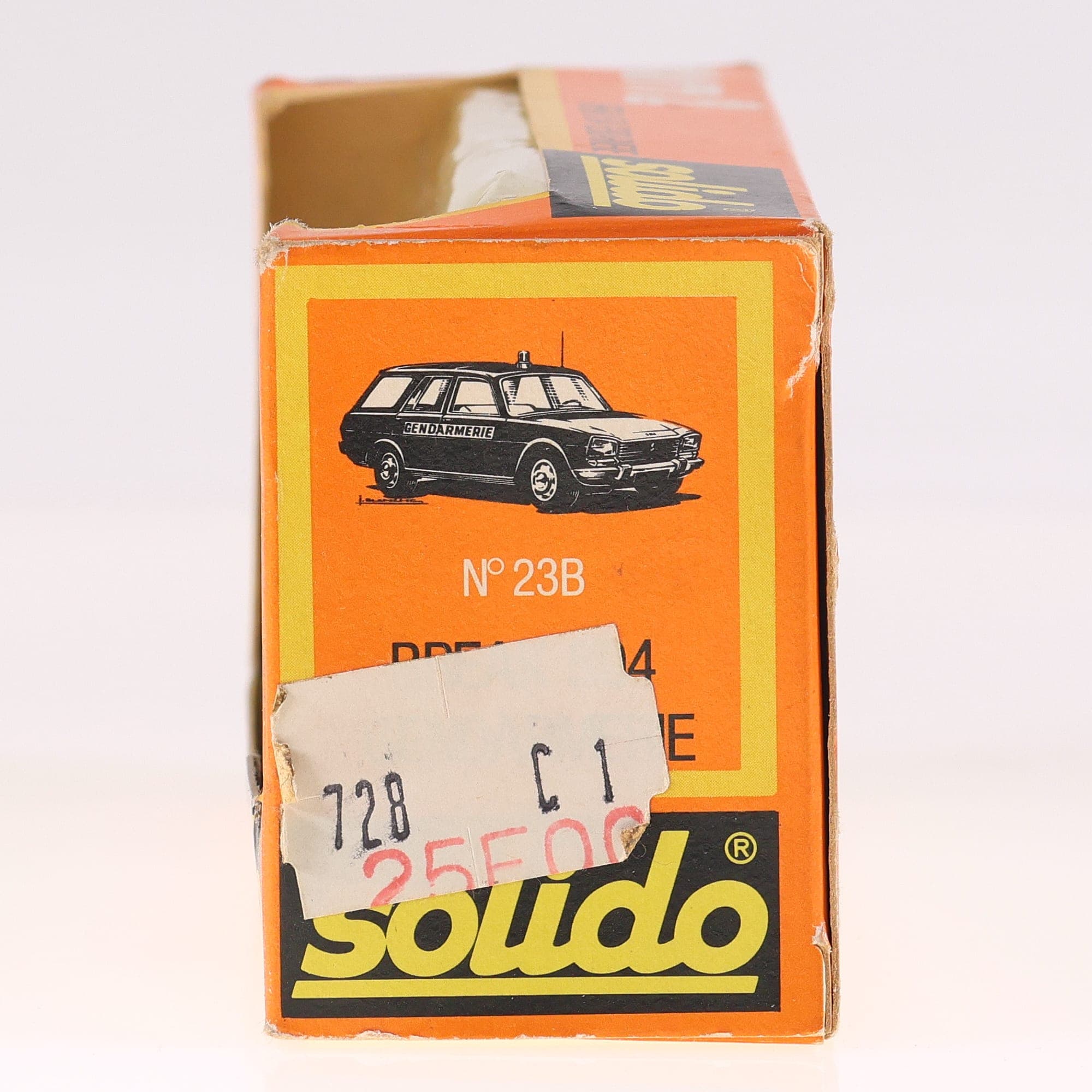 Peugeot n° 23B Solido 504 Break de Gendarmerie 1/43 Bleu avec boîte — miniature 8