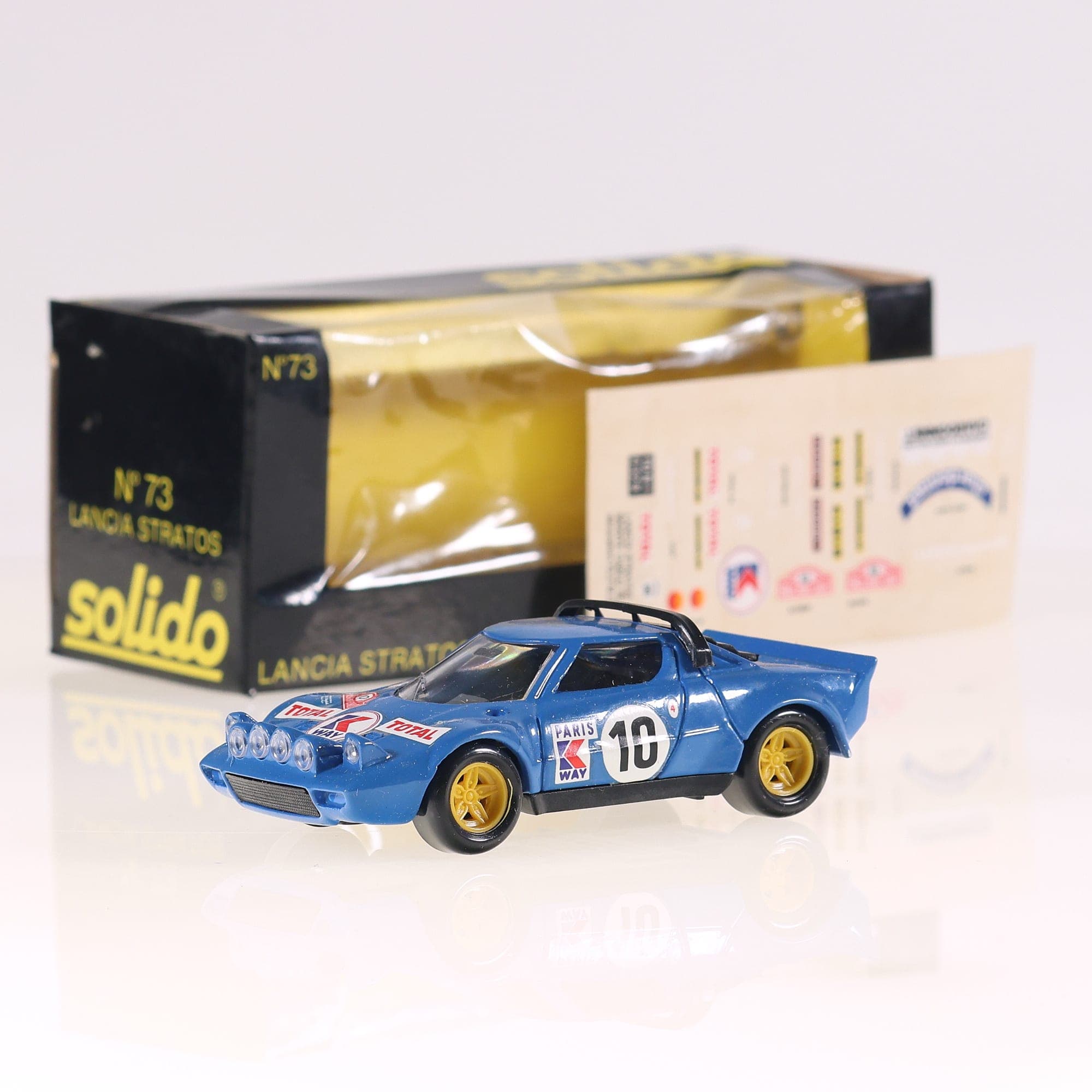 Solido n° 73 Lancia Stratos #10 1/43 Avec autocollants