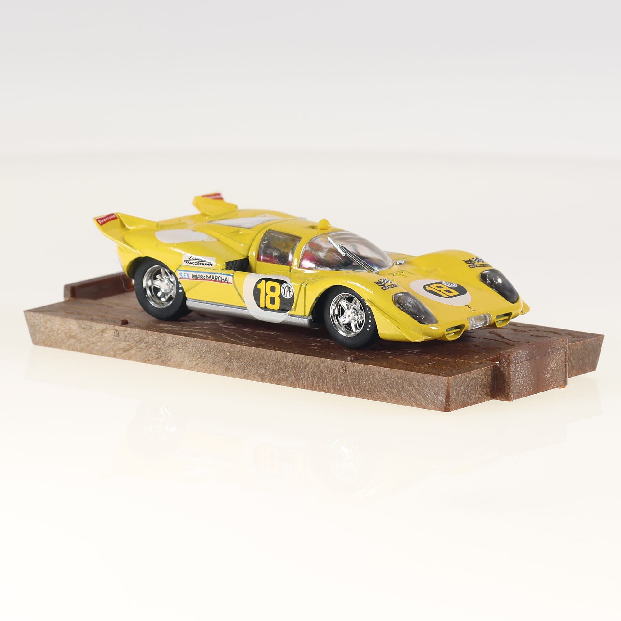 Brumm r 203 Ferrari 512 S HP 550 1970 #18 1/43 Jaune avec boîte — miniature 12