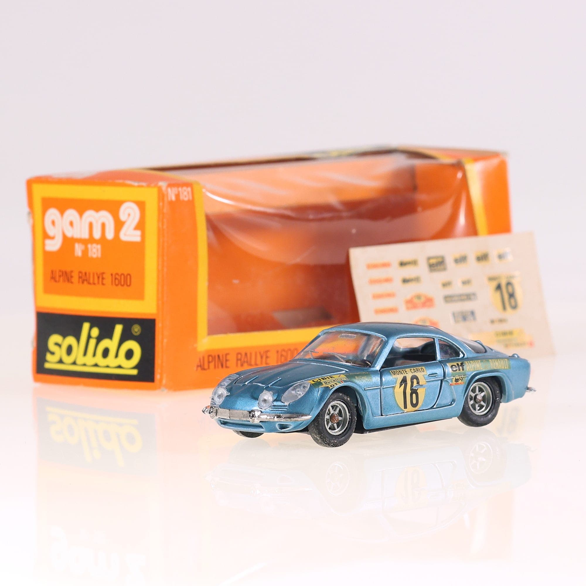 Solido n° 181 Renault Alpine Rallye 1600 #18 1/43  — photo 1