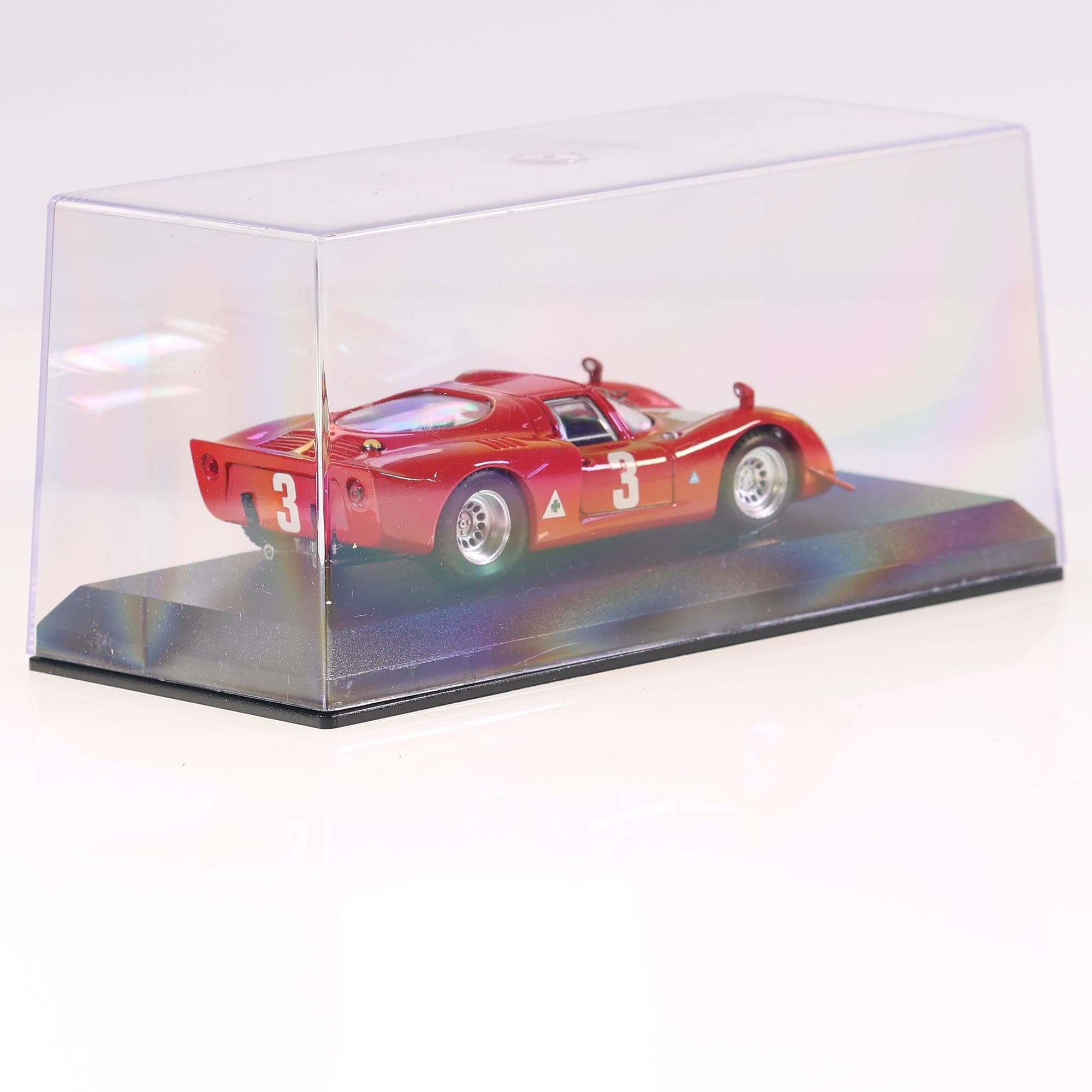 Best 9115 Alfa Romeo 33.2 Imola 1968 Vaccarella Zeccoli 1/43 Rouge neuf en boite — miniature 3