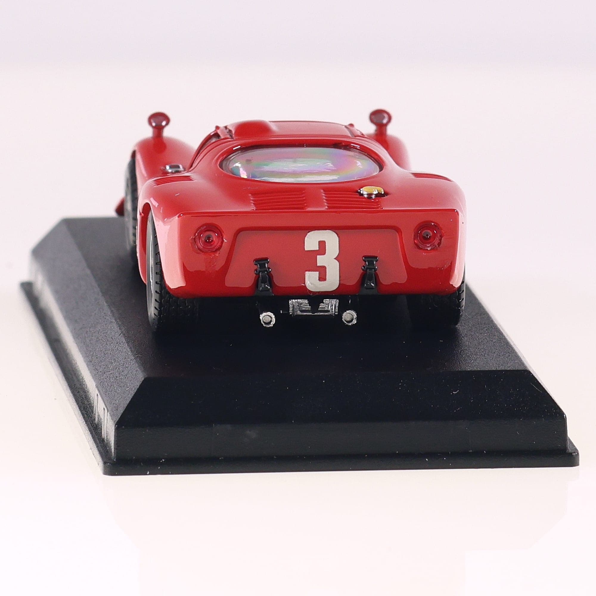Best 9115 Alfa Romeo 33.2 Imola 1968 Vaccarella Zeccoli 1/43 Rouge neuf en boite — miniature 5