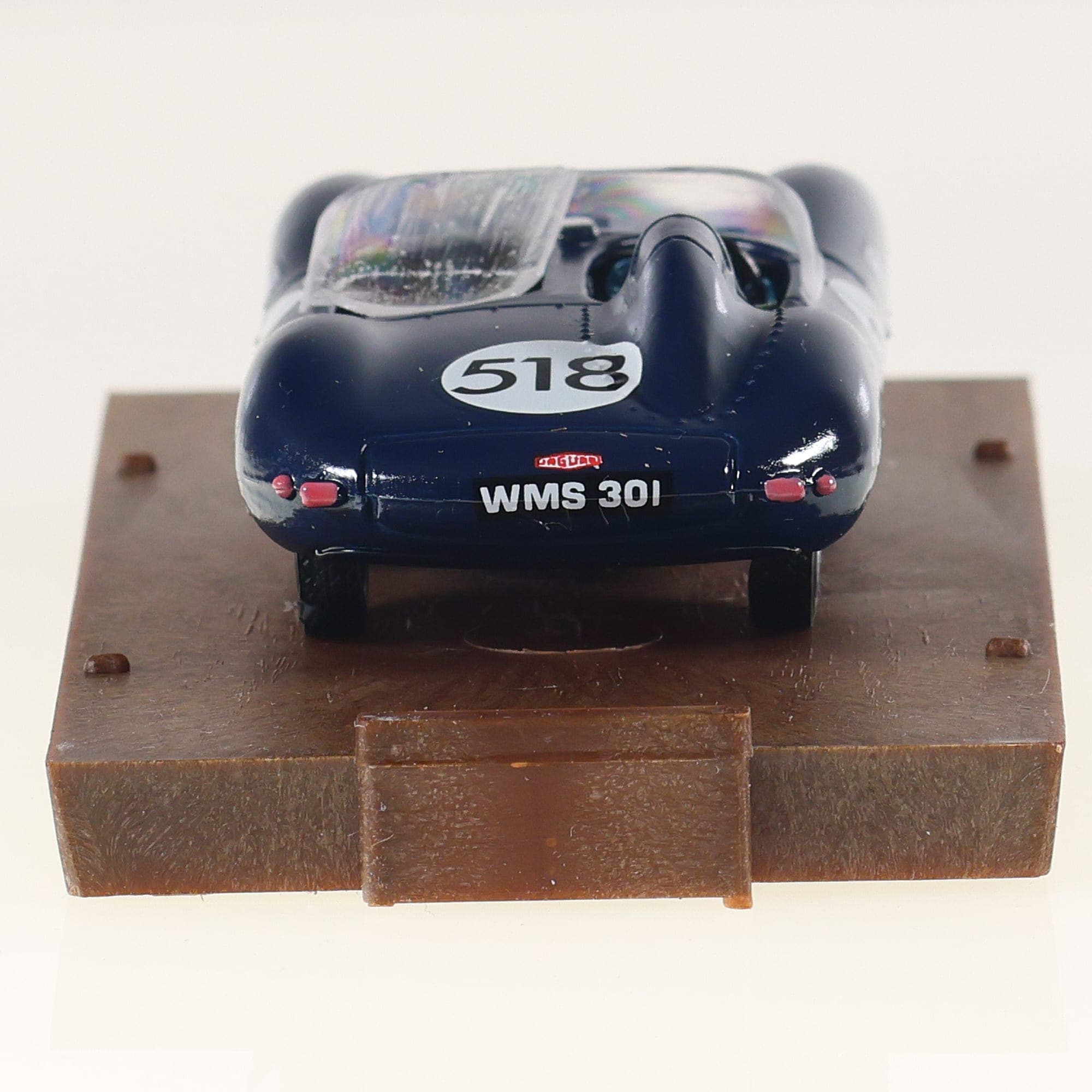 Brumm r146 Jaguar D type HP 260 1954-60Mille Miglia #518 1/43 Bleu nuit avec boî — miniature 5