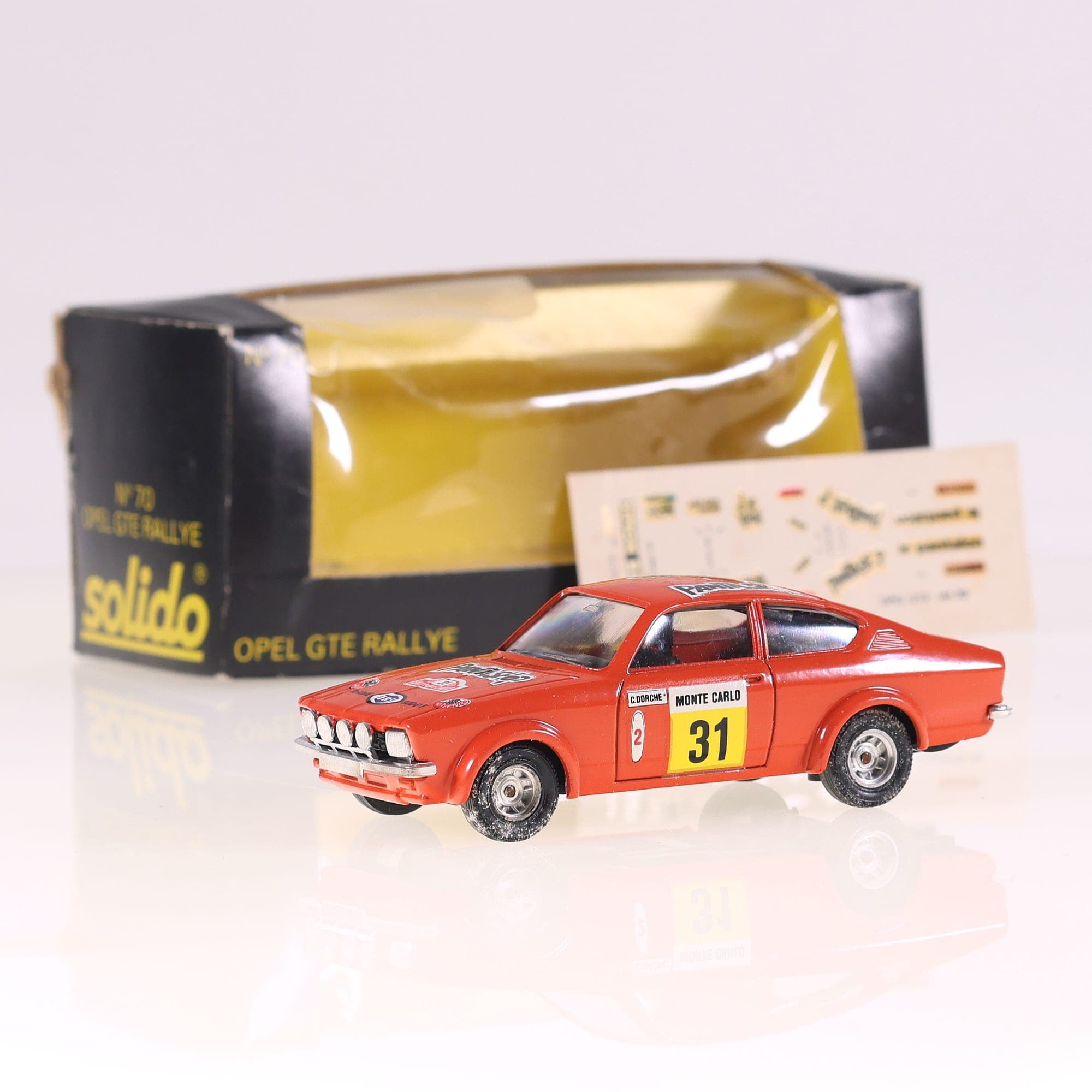 Solido n° 70 Opel GTE Rallye #31 1/43 Avec autocollants